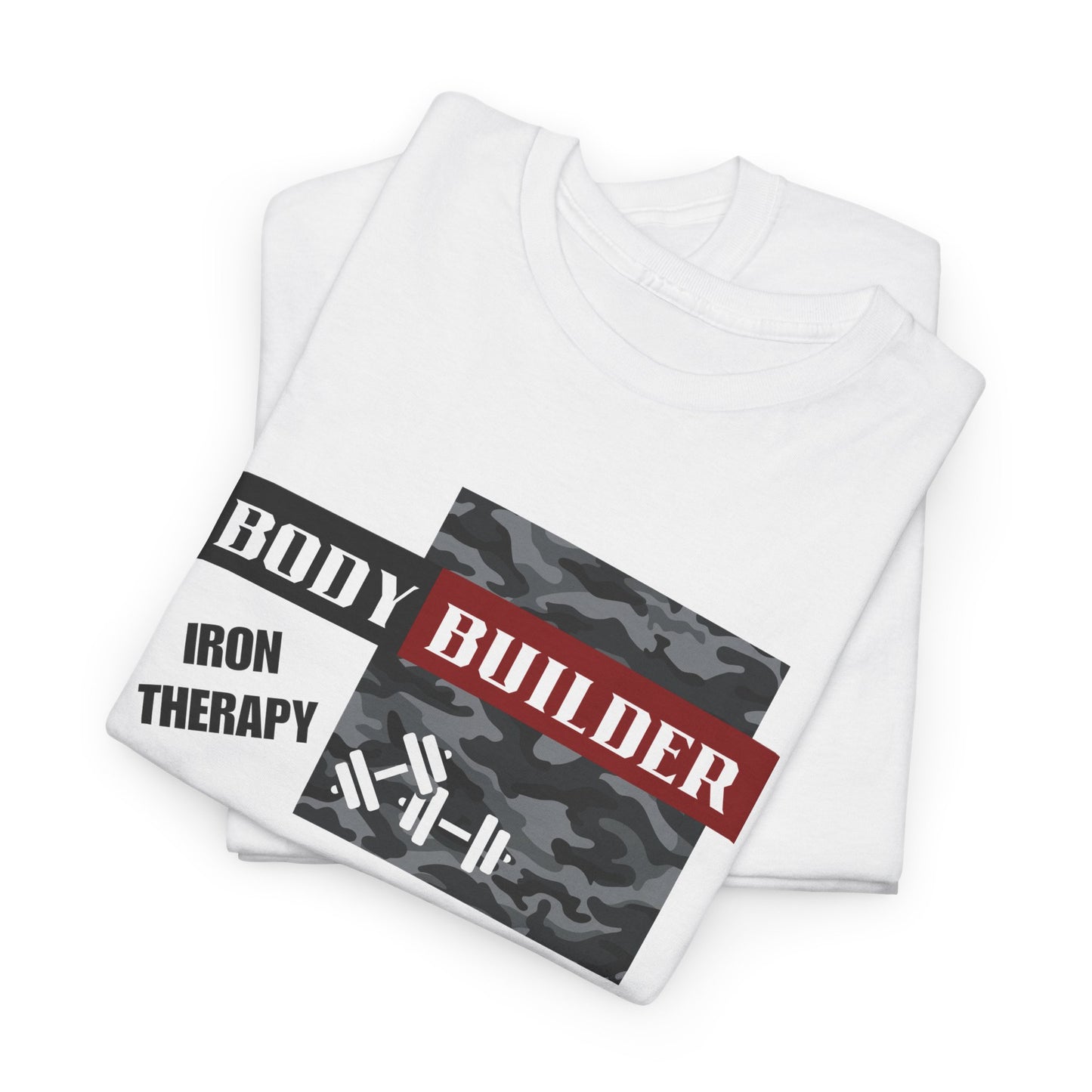 Bodybuilder Iron Therapy Unisex Heavy Cotton Tee