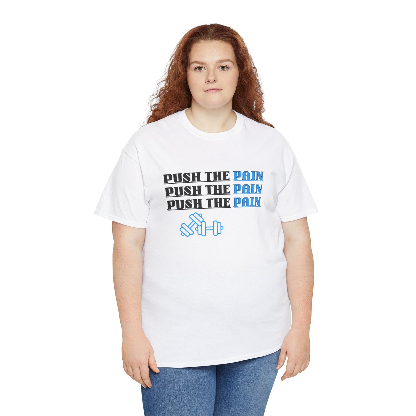 Push the Pain Unisex Heavy Cotton Tee