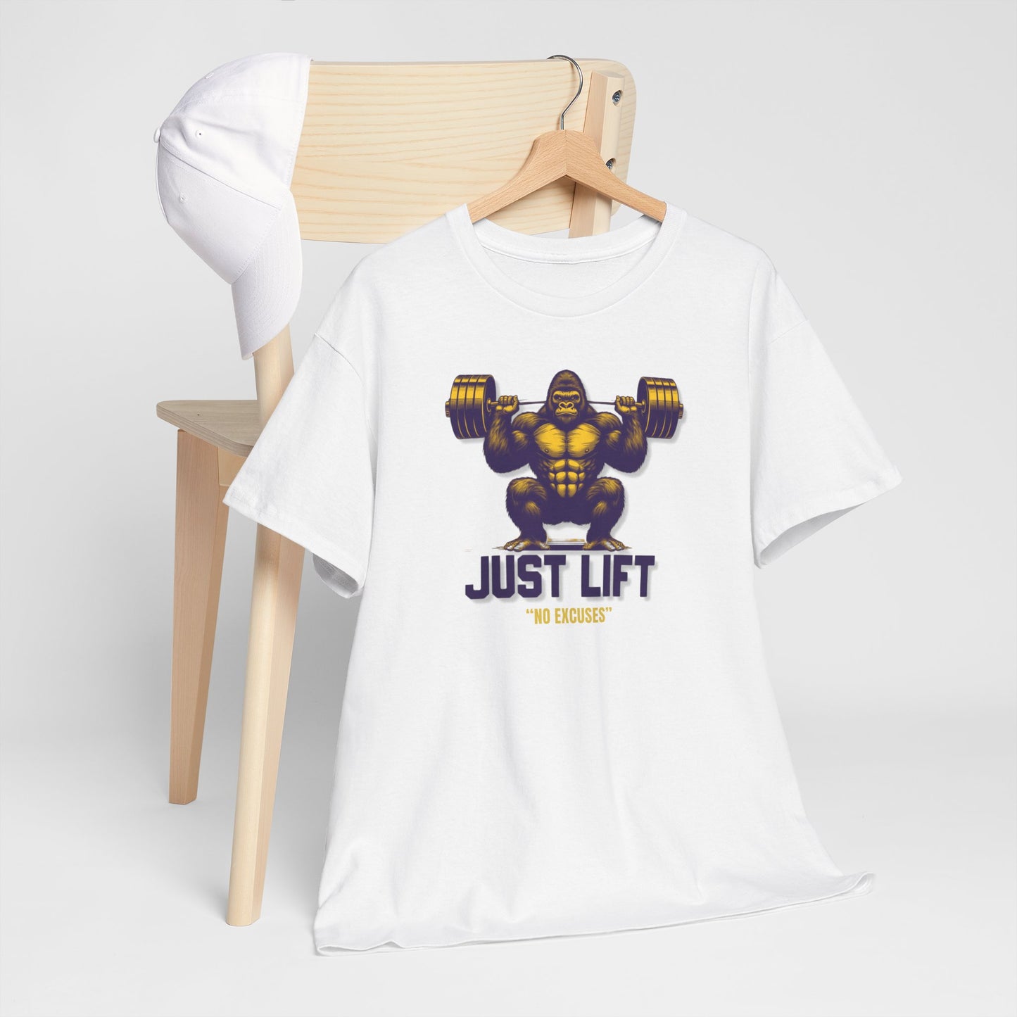 Just Lift / No Excuses Unisex Heavy Cotton Tee