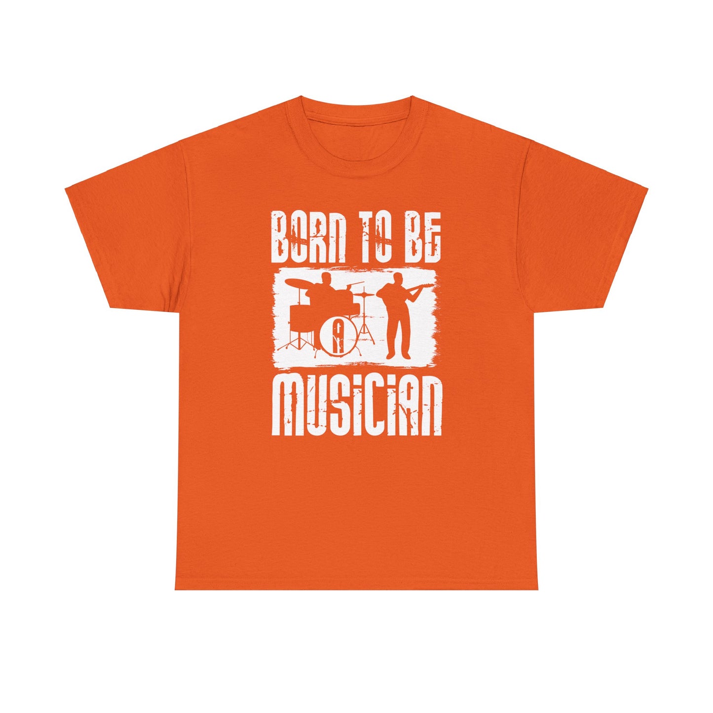 Born to be a Musician Unisex Heavy Cotton Tee