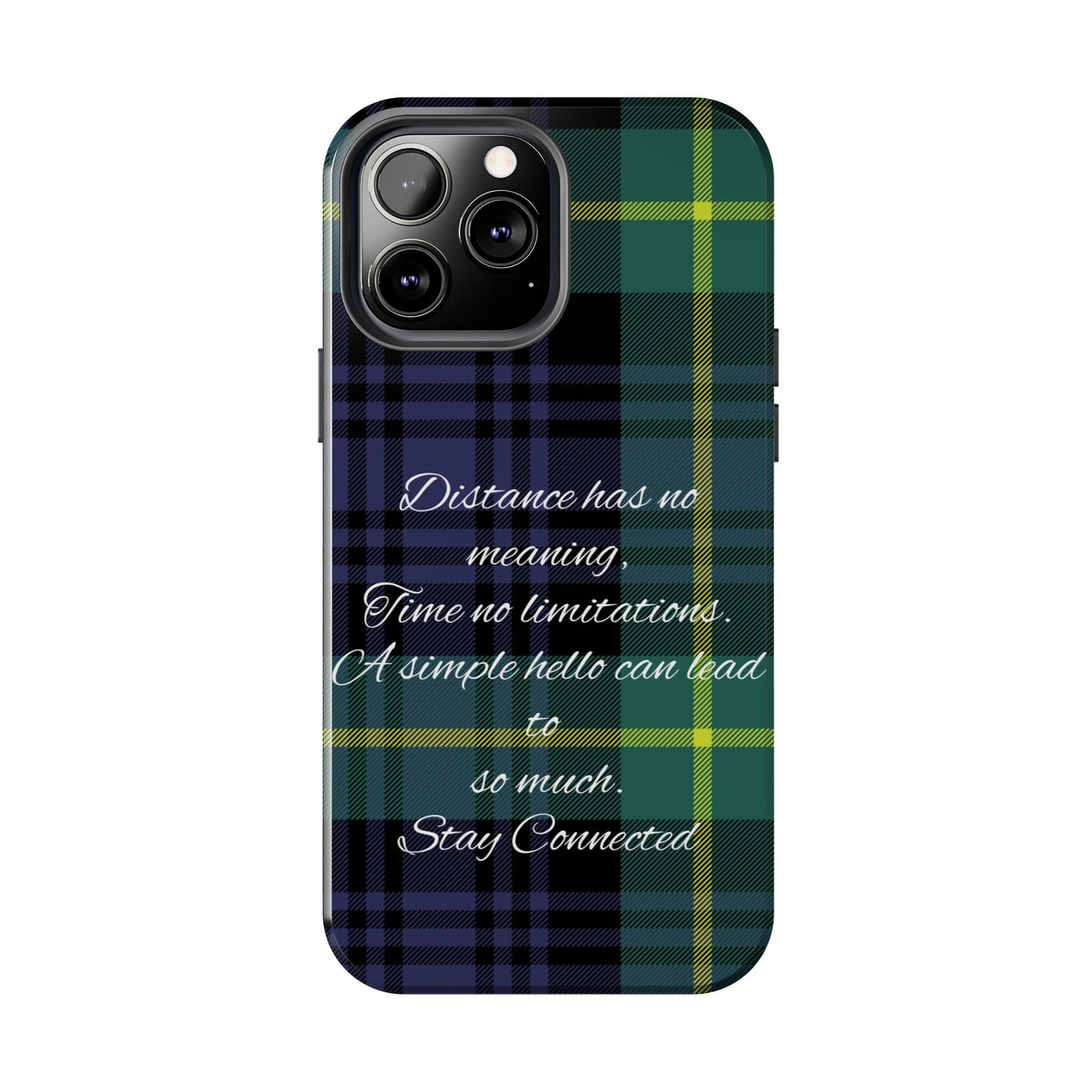 Green plaid version / Tough Phone Cases