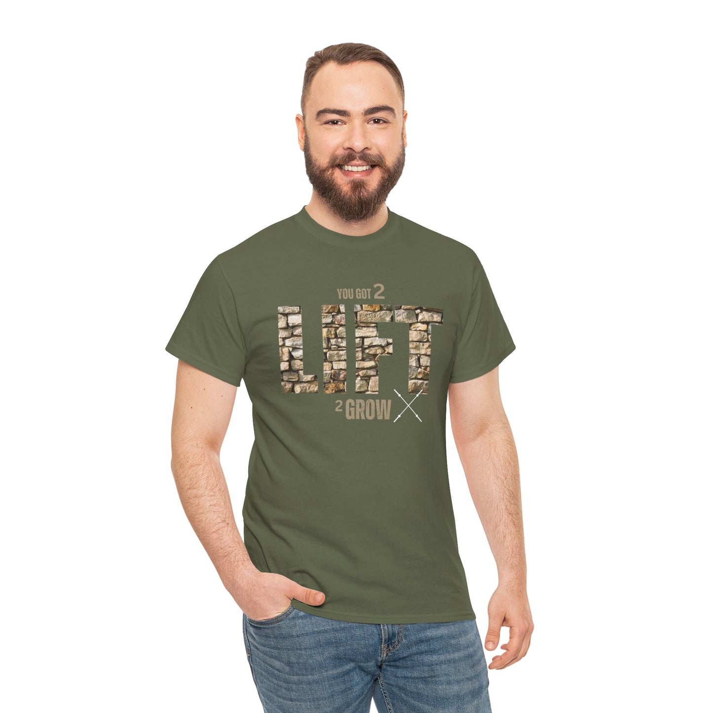 You have 2 LIFT 2 grow Unisex Heavy Cotton Tee