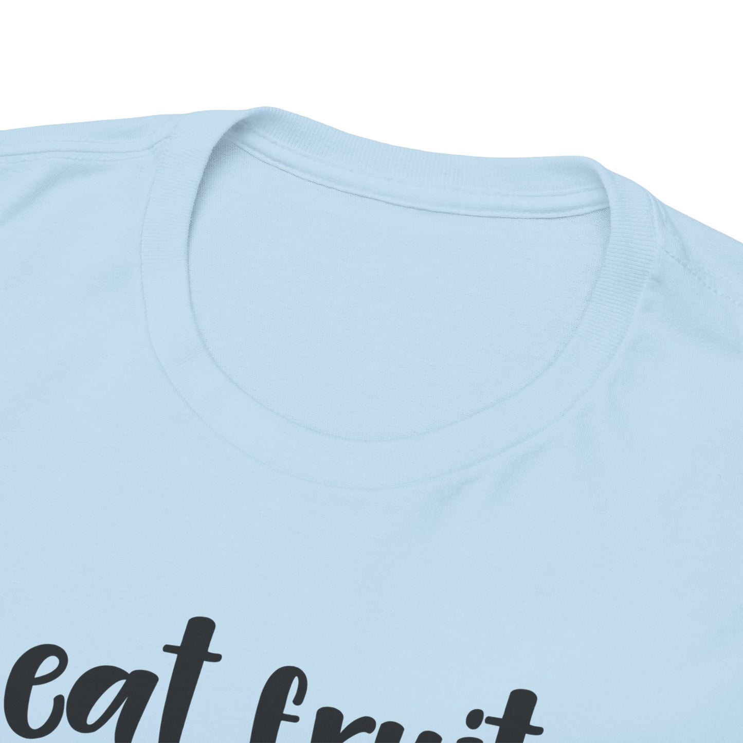 Vegan / Eat fruit not friends Unisex Heavy Cotton Tee