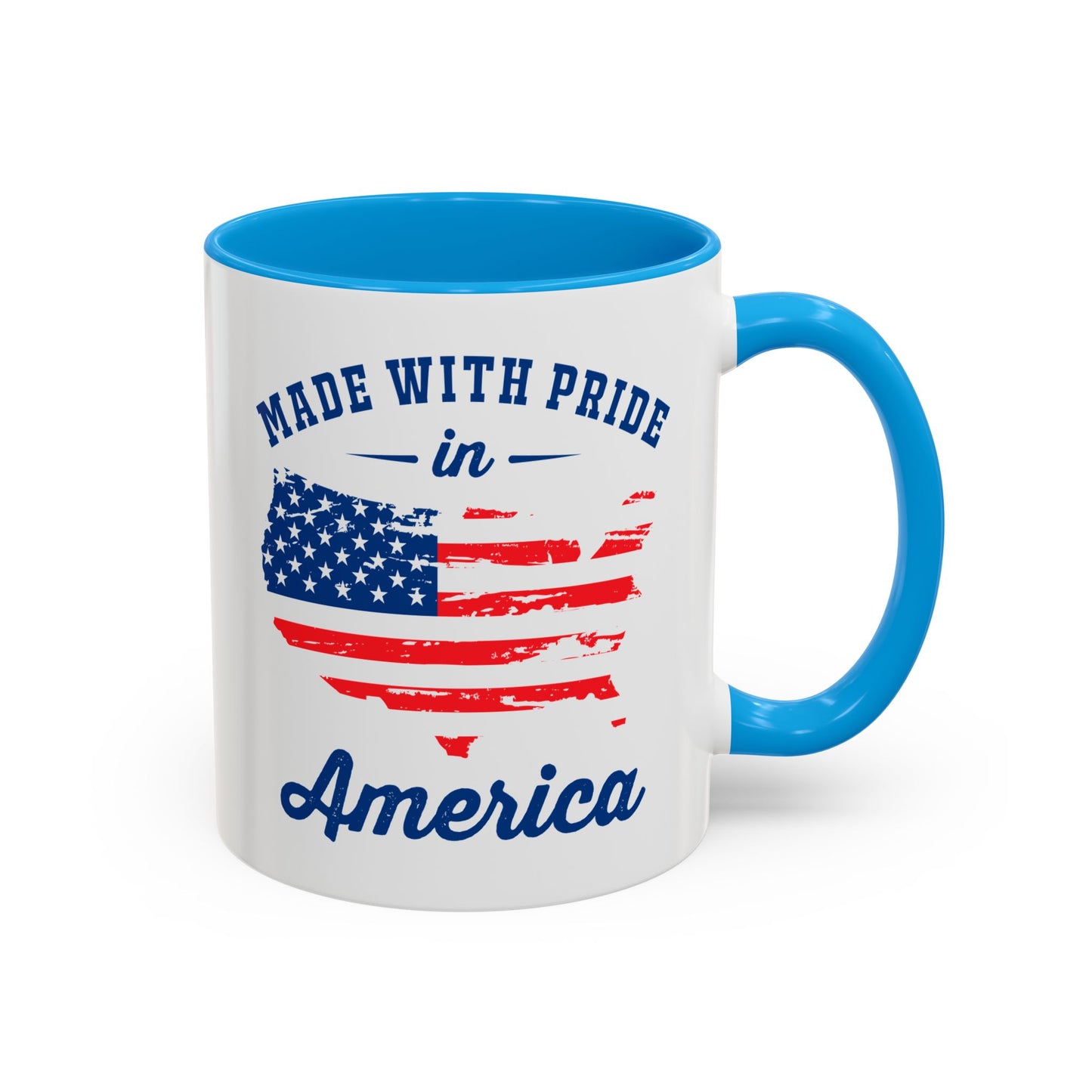 Made with pride in America / Colorful Mugs (11oz, 15oz)