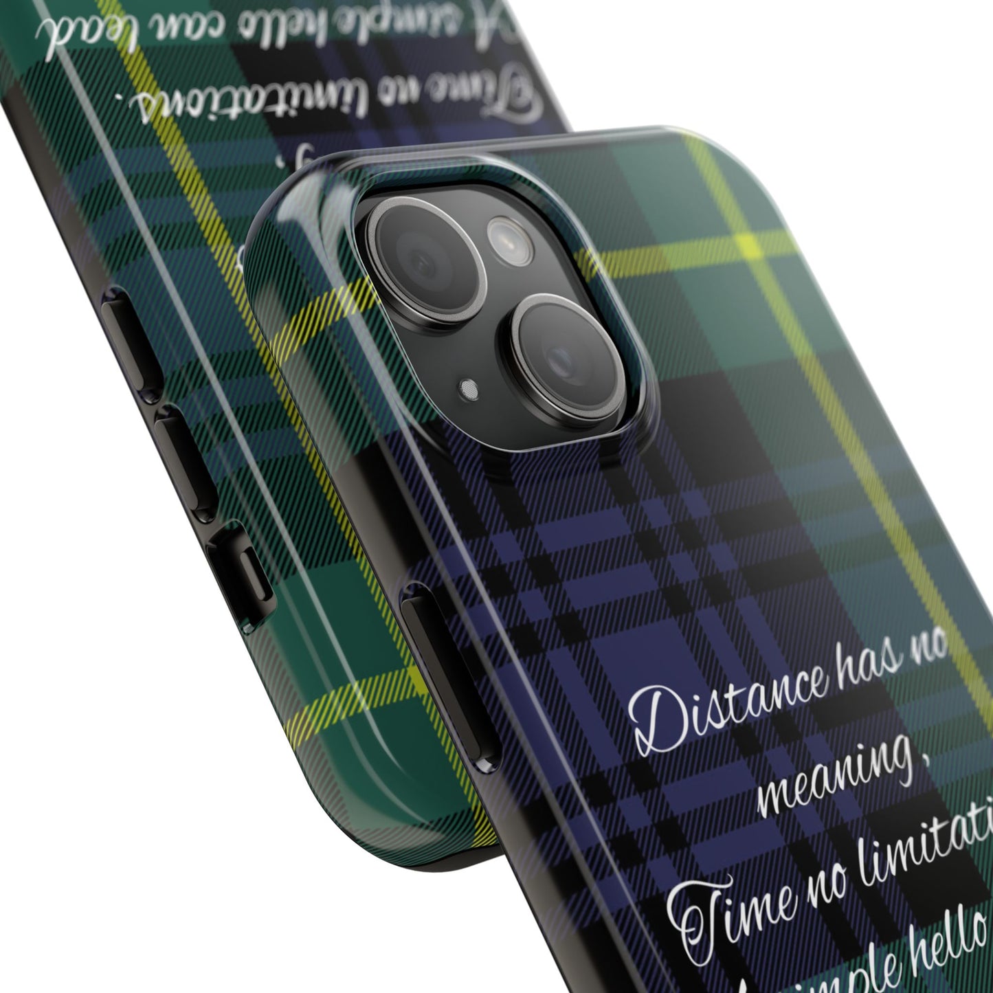 Green plaid version / Tough Phone Cases