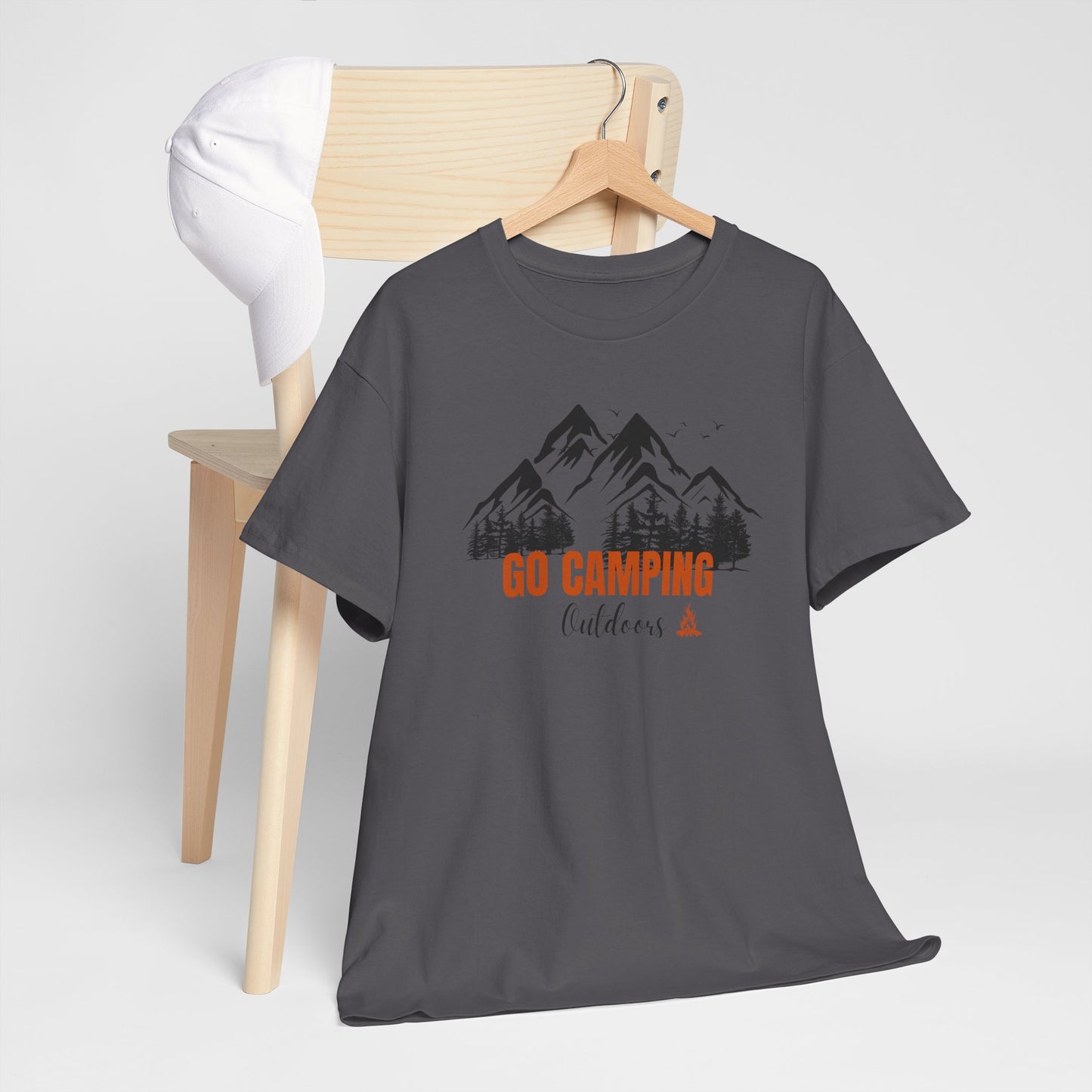 Go Camping Outdoors Unisex Heavy Cotton Tee