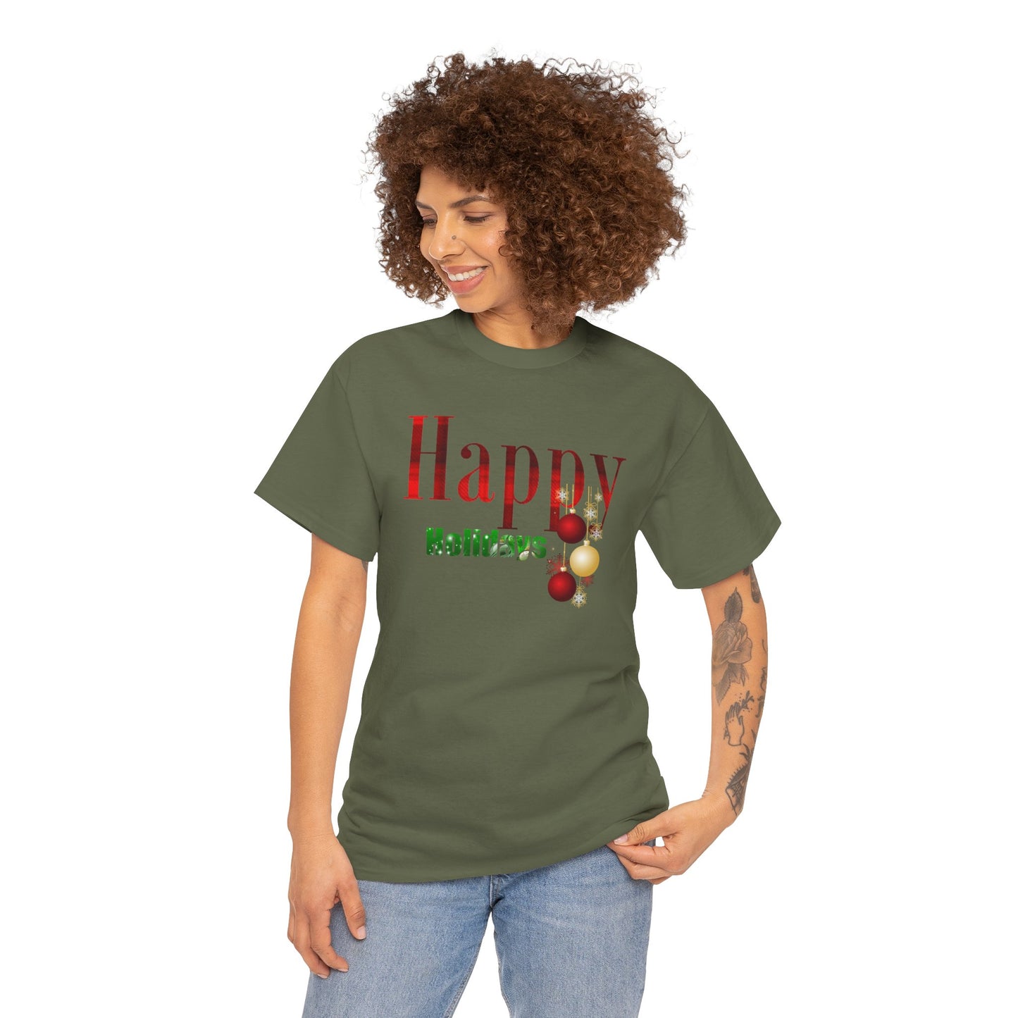 Happy Holidays / Unisex Heavy Cotton Tee