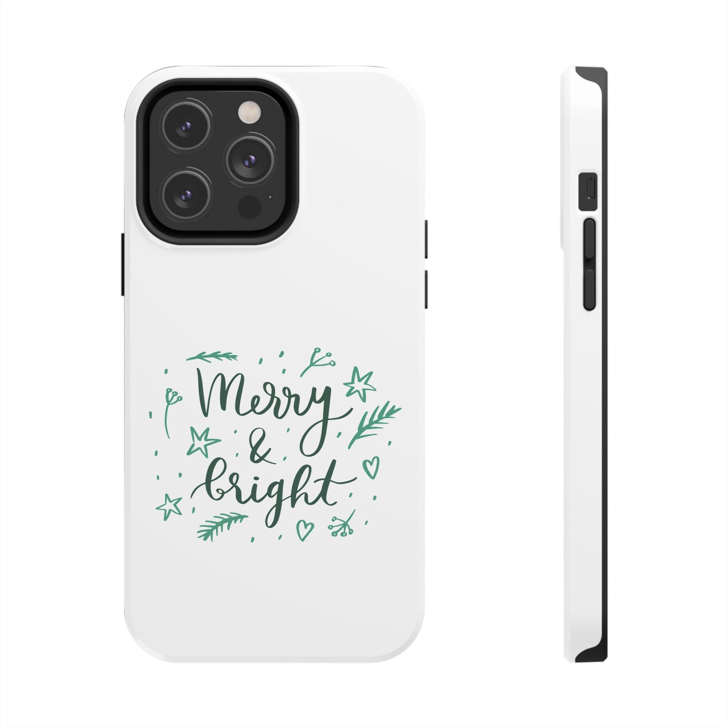 Merry and Bright (Christmas) / Tough Phone Cases