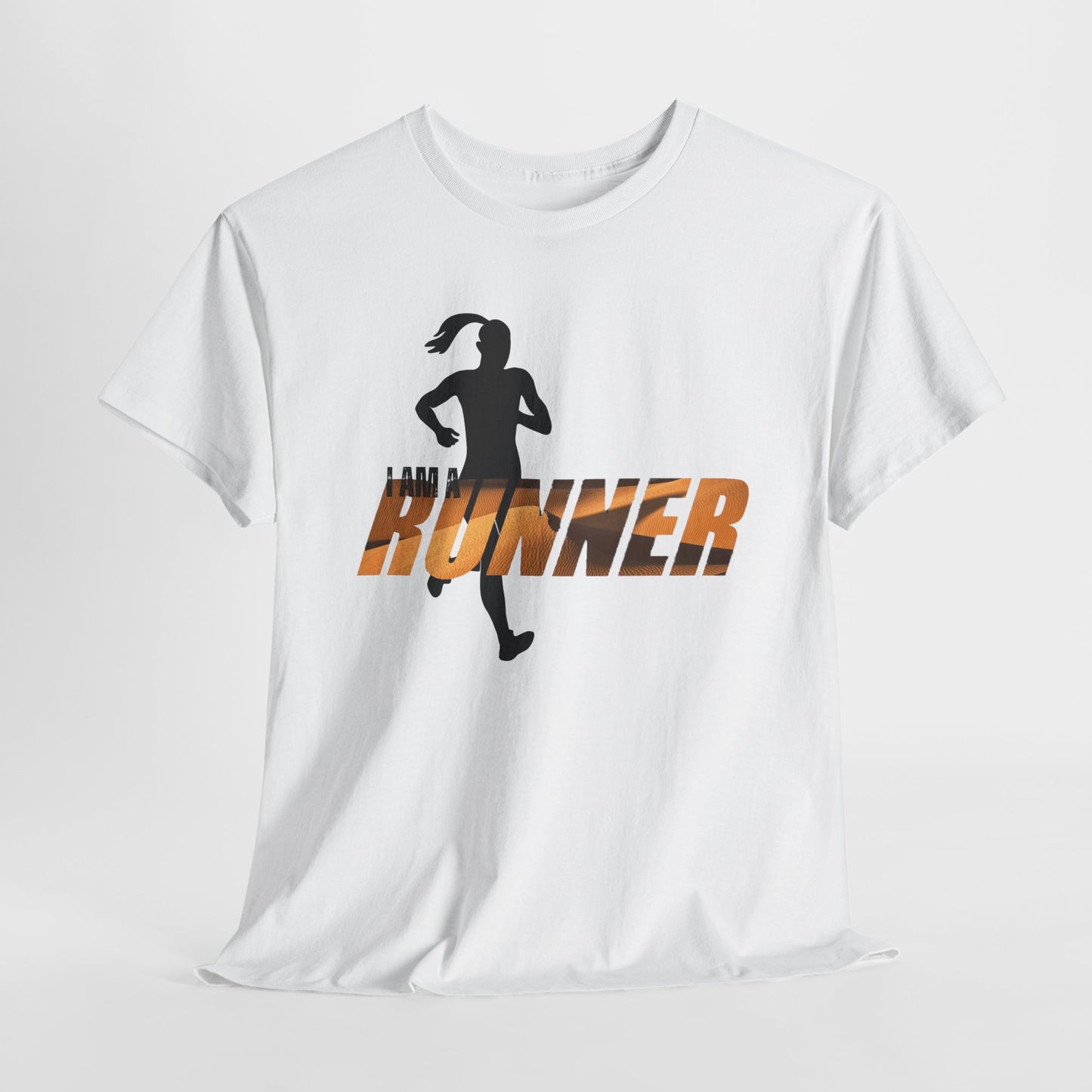 I am a Runner Unisex Heavy Cotton Tee