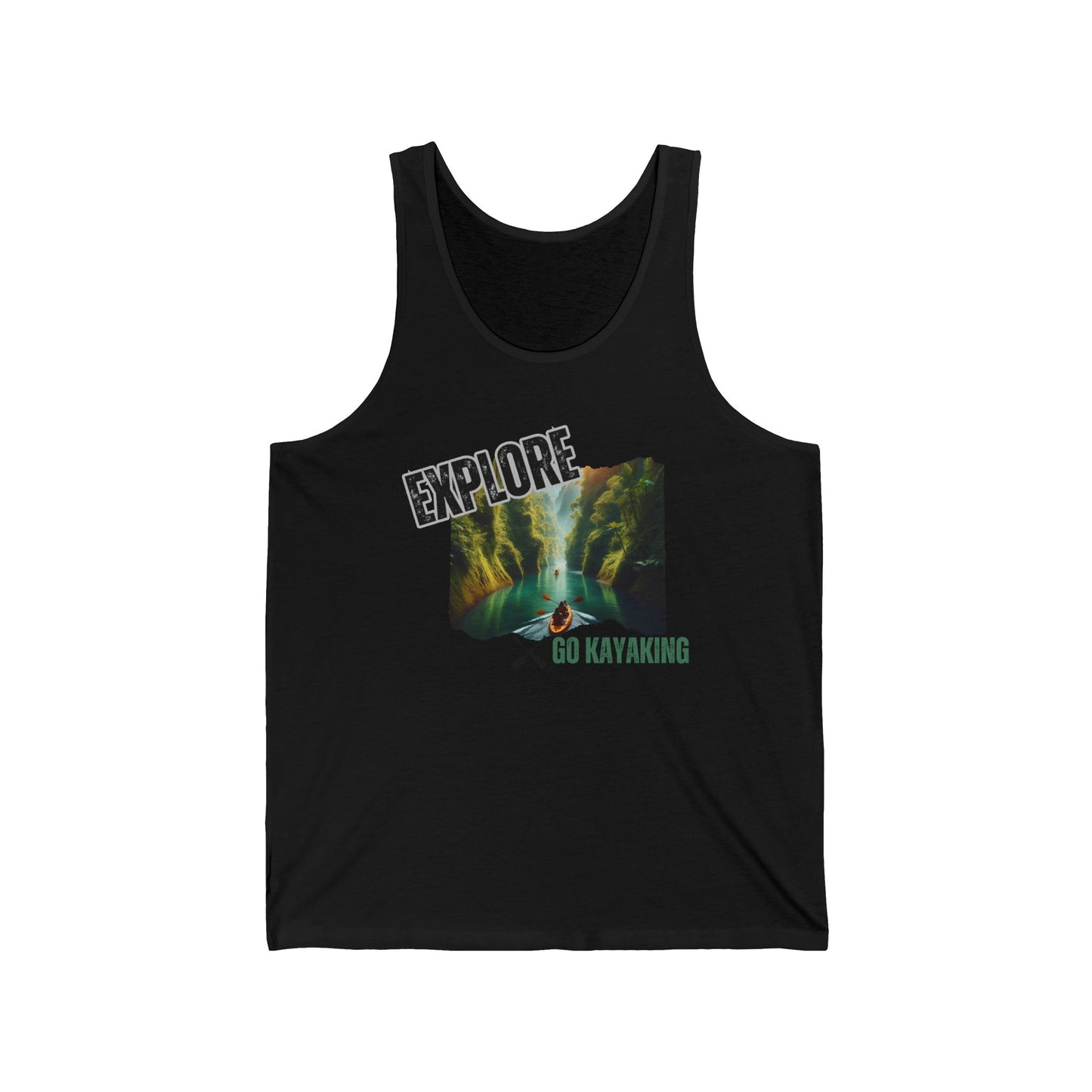 Explore (Go Kayaking) / Unisex Jersey Tank