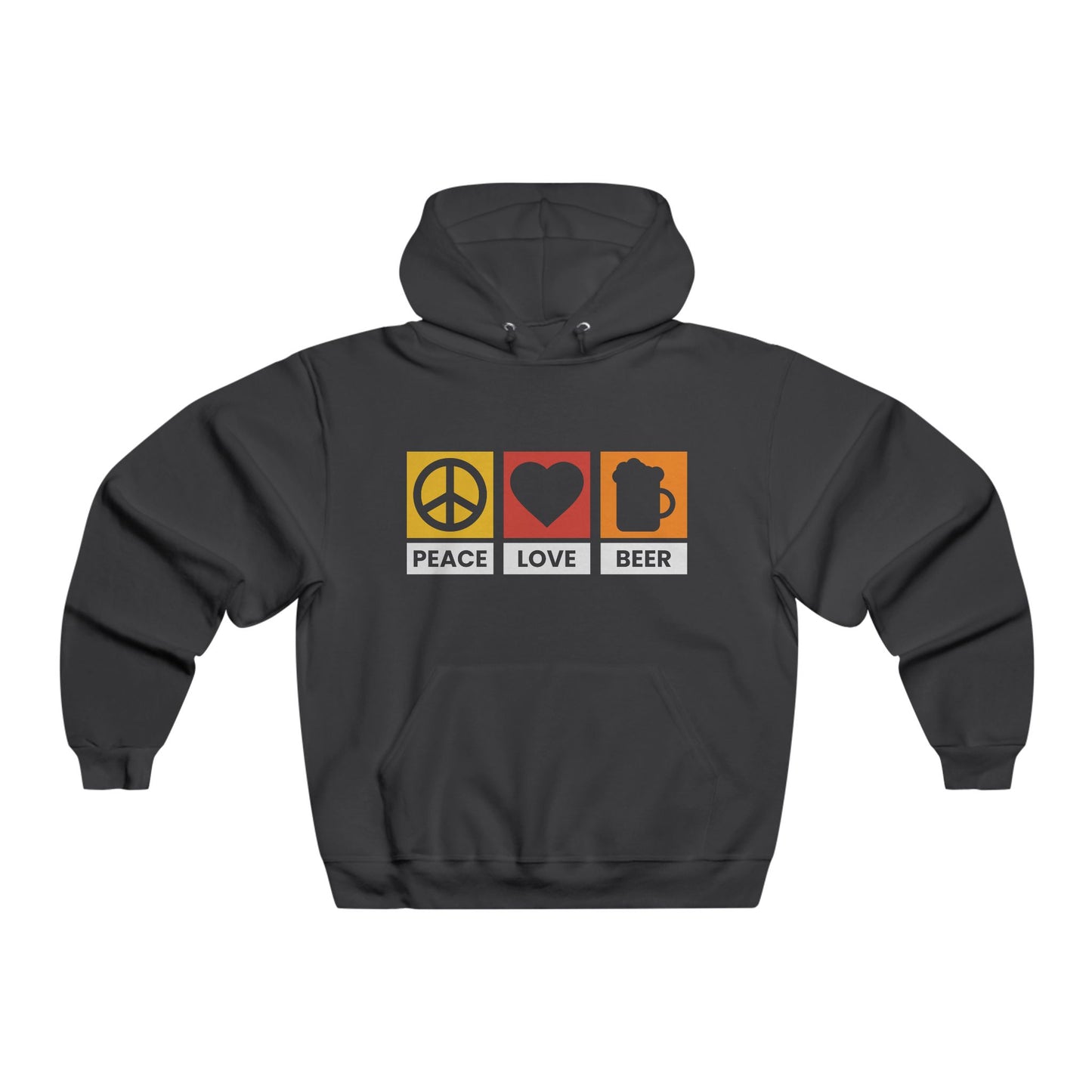 Peace Love Beer / Men's NUBLEND® Hooded Sweatshirt