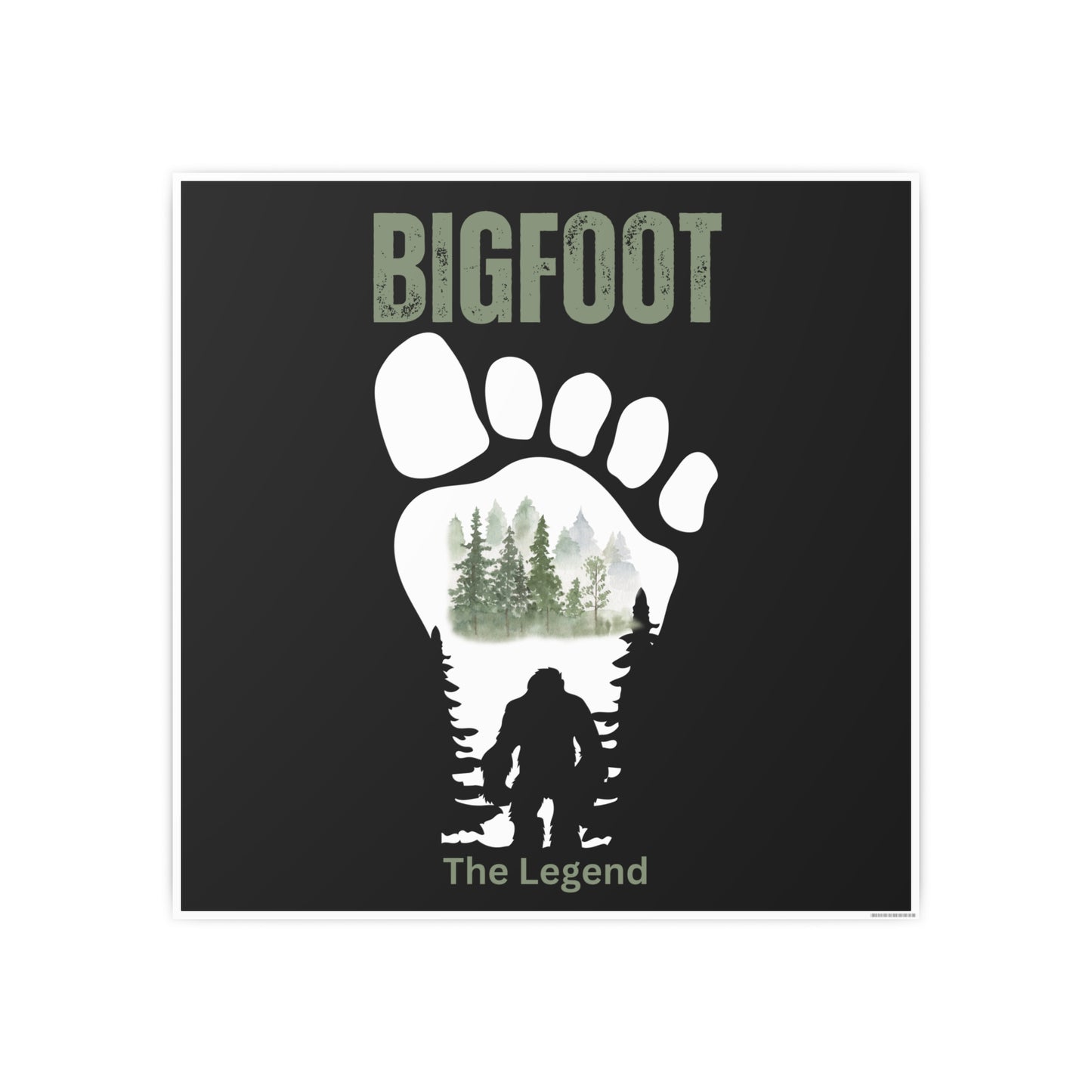 BIGFOOT The Legend / Photo Art Paper Posters
