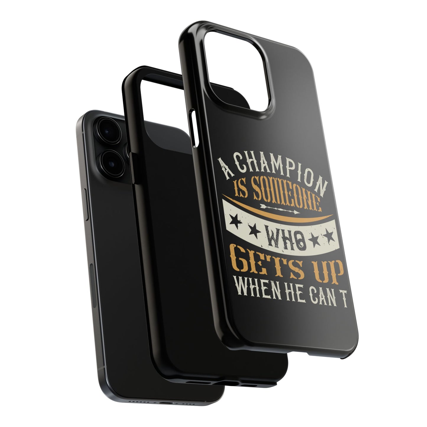 A champion is someone who gets up when he can't (Boxing)  / Tough Phone Cases