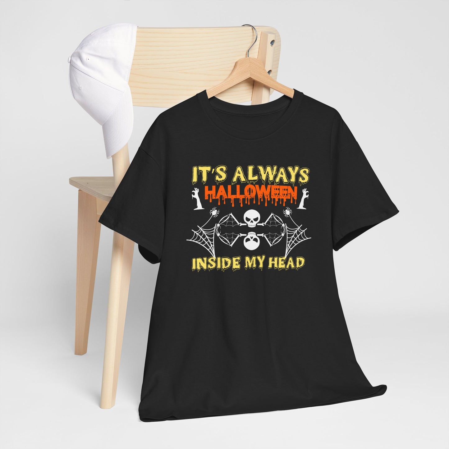 It's always halloween inside my head / Halloween Unisex Heavy Cotton Tee