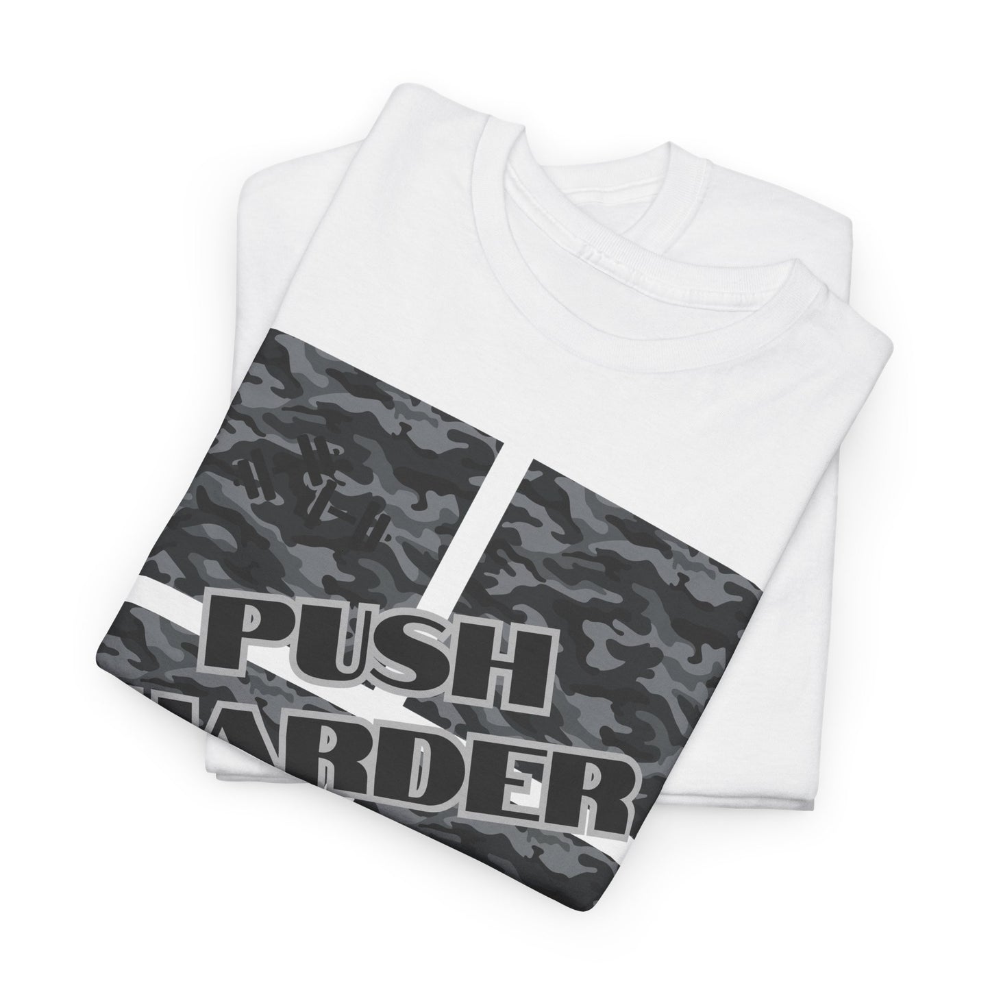 Push Harder Unisex Heavy Cotton Tee