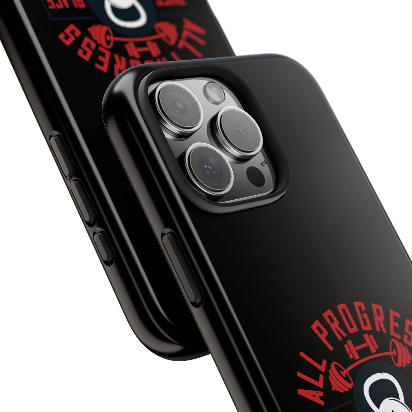 All progress takes place outside the comfort zone / Tough Phone Cases