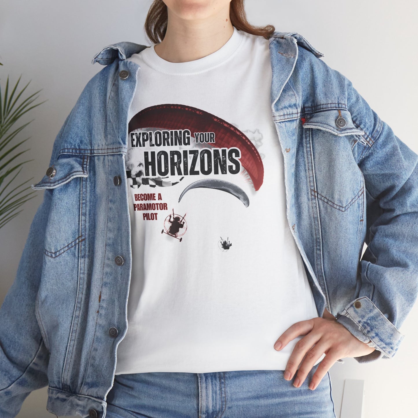 Exploring Your Horizons Unisex Heavy Cotton Tee