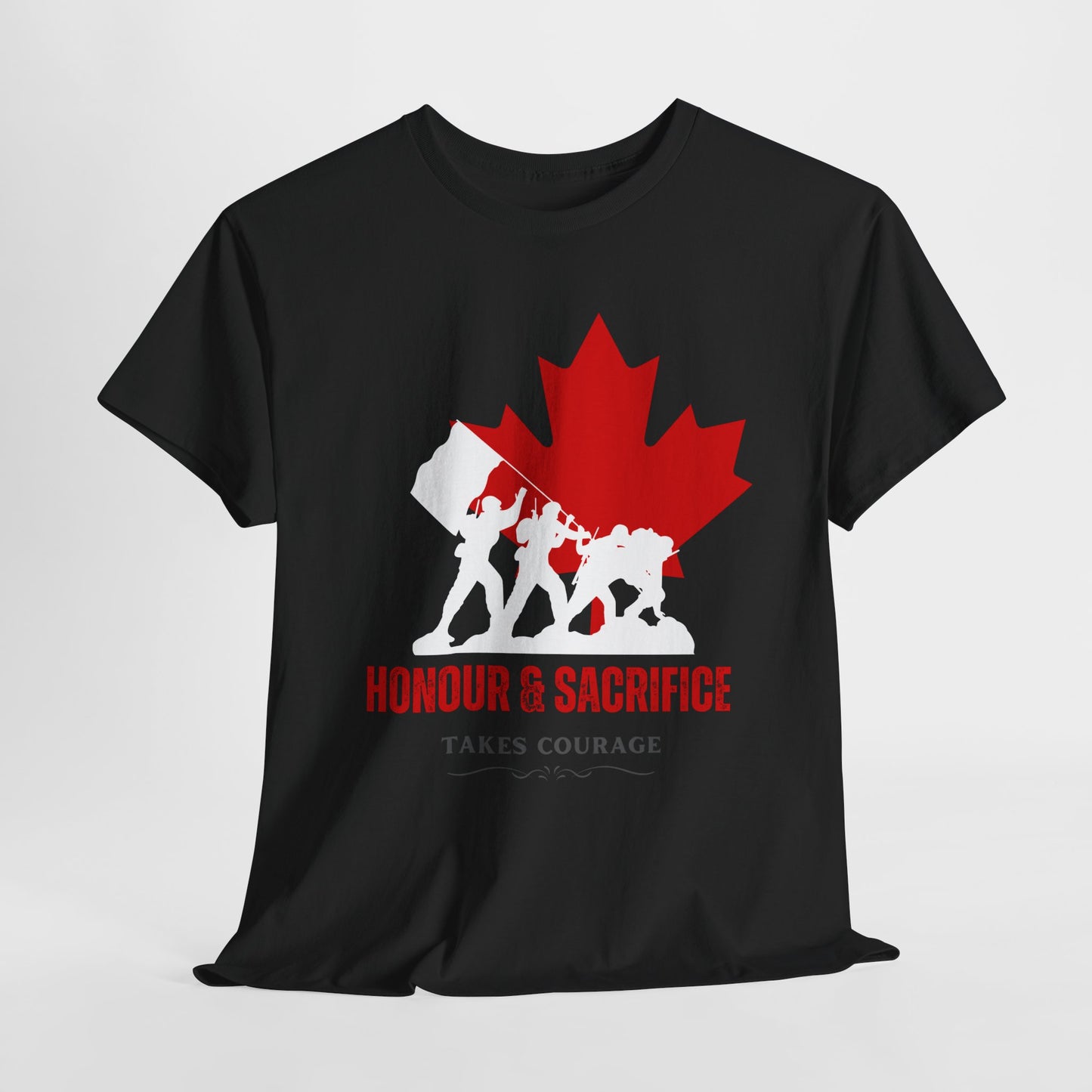 Honour and Courage Unisex Heavy Cotton Tee