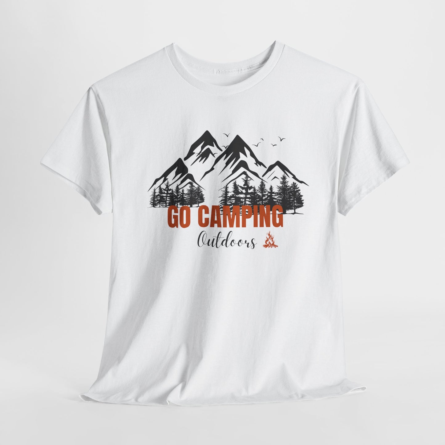 Go Camping Outdoors Unisex Heavy Cotton Tee