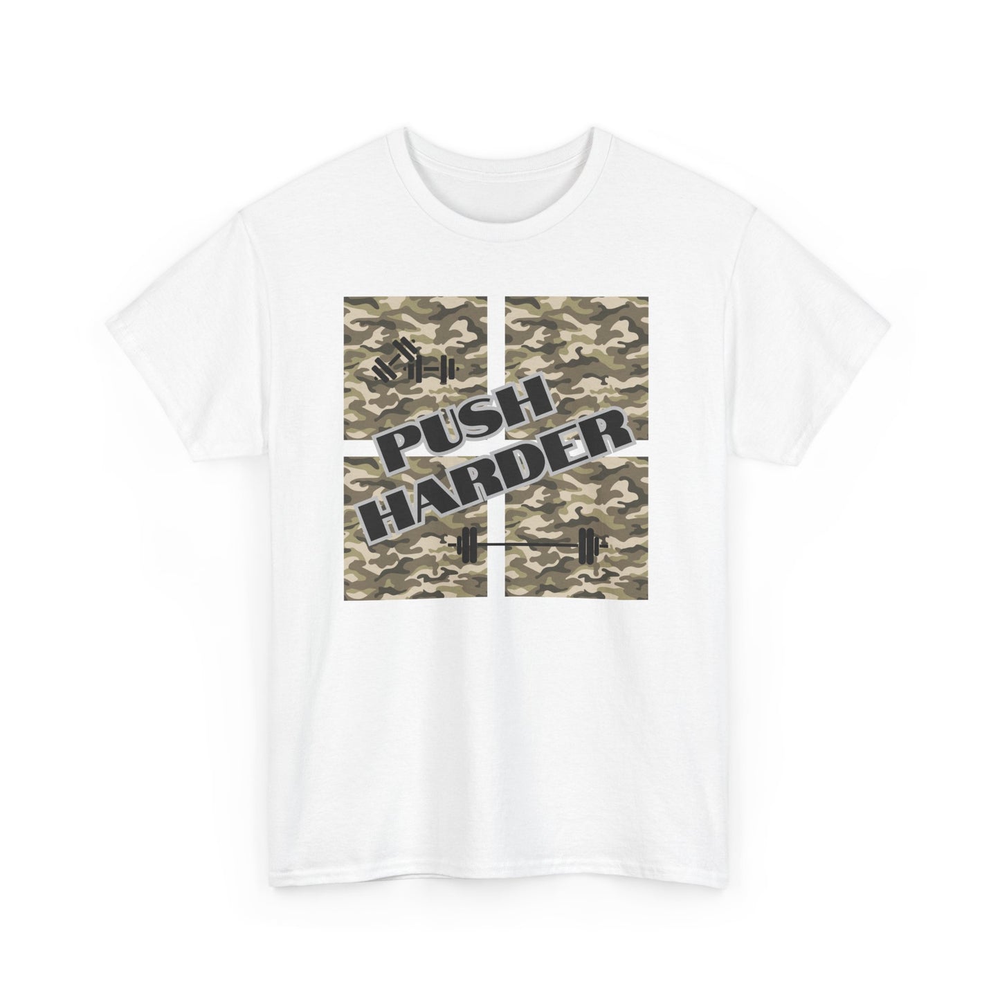 Push Harder Unisex Heavy Cotton Tee