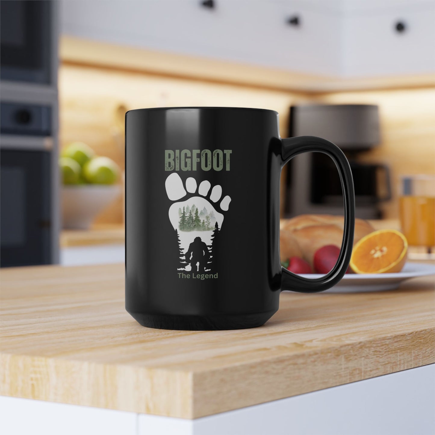 BIGFOOT The Legend / Black Mug, 15oz