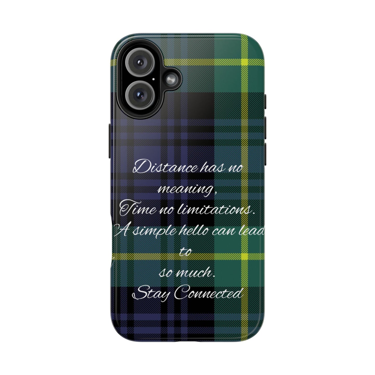 Green plaid version / Tough Phone Cases