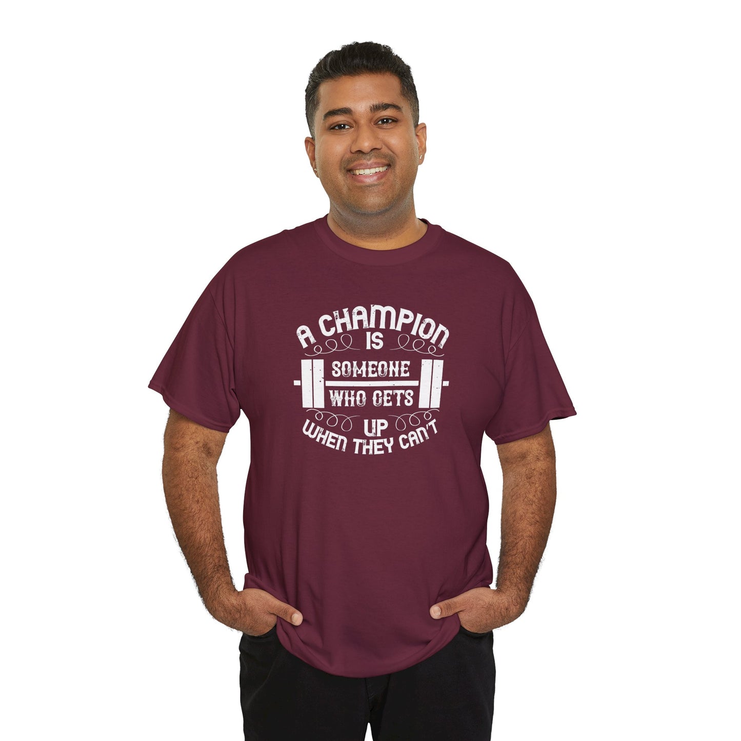 A Champion Quote Unisex Heavy Cotton Tee