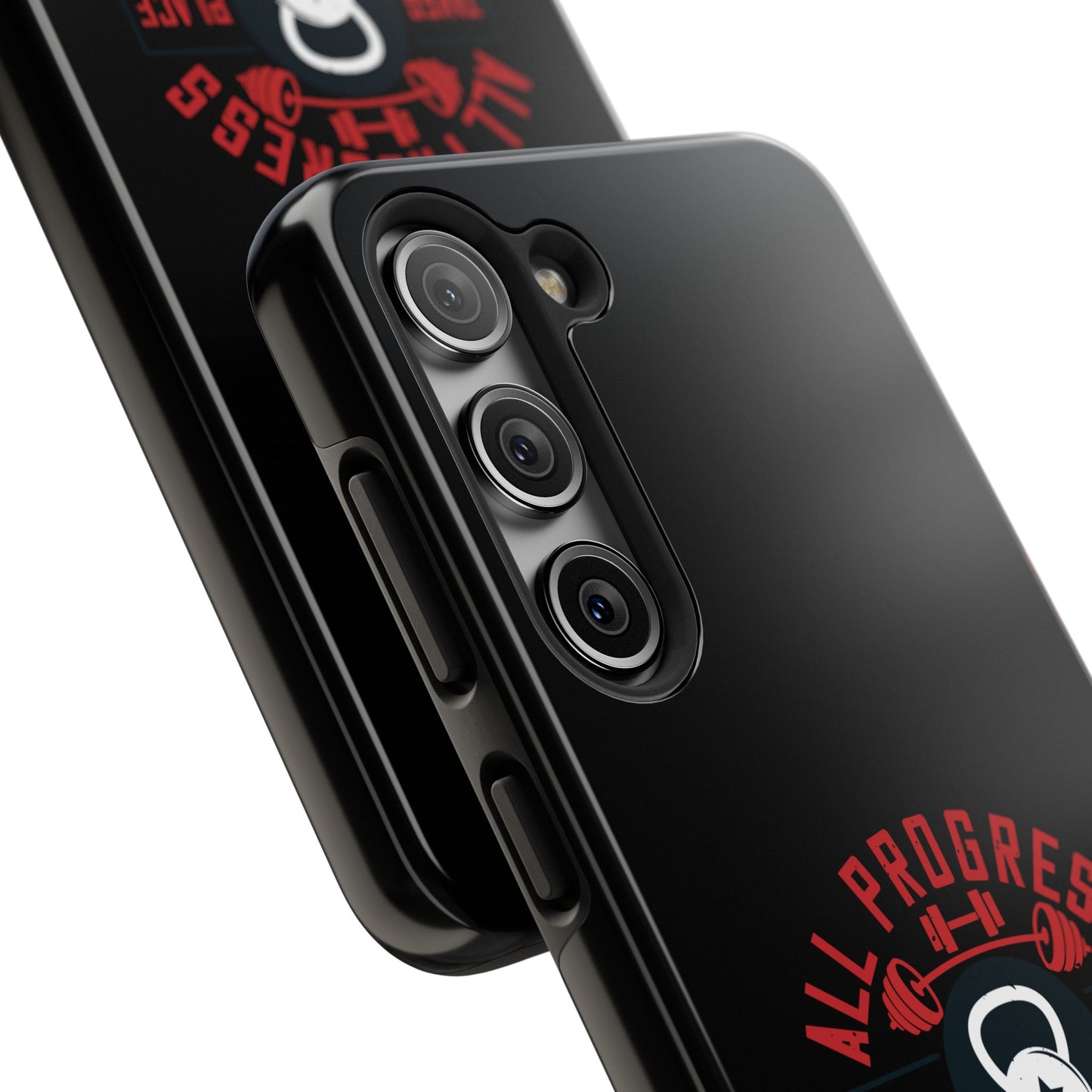 All progress takes place outside the comfort zone / Tough Phone Cases