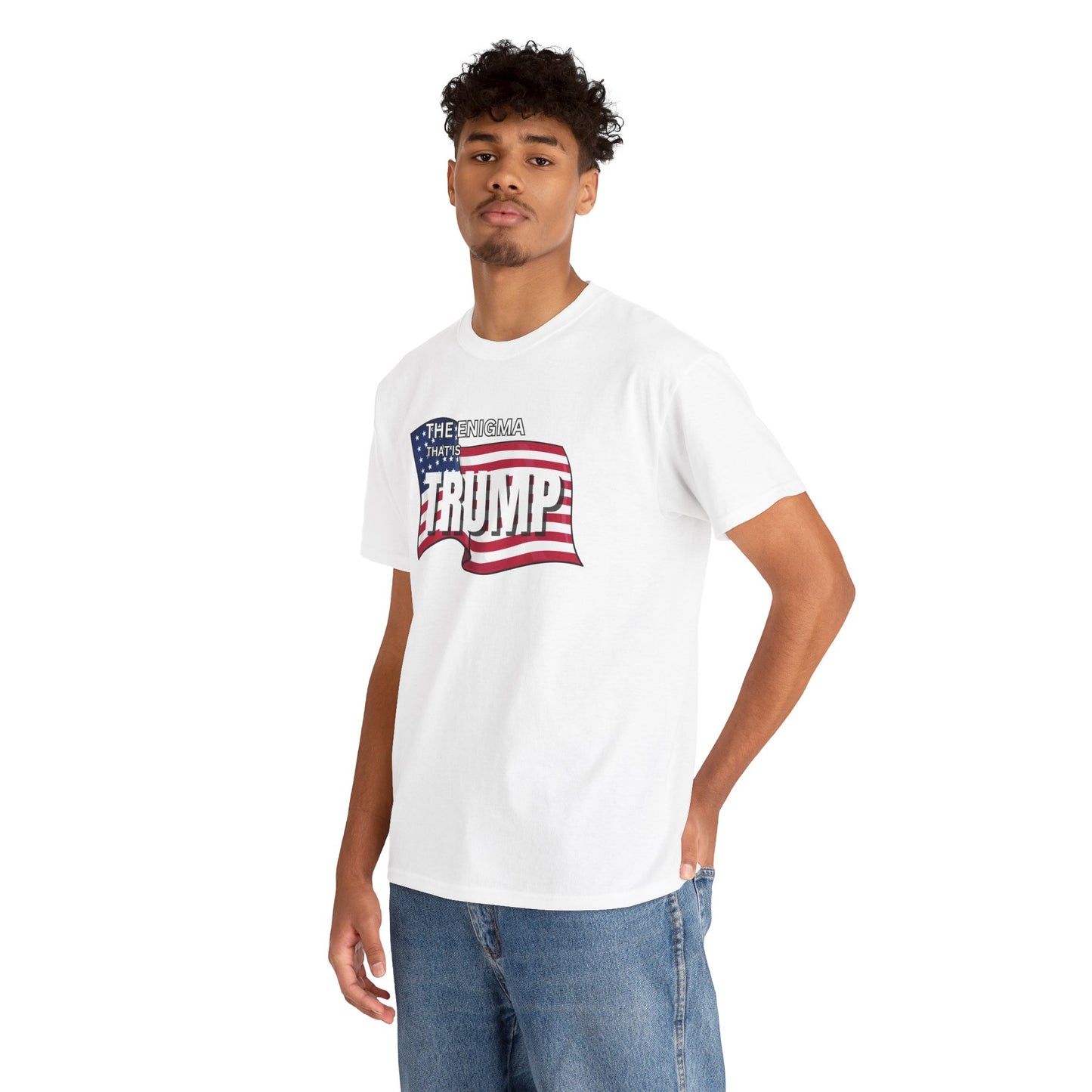 The Enigma that is Trump Unisex Heavy Cotton Tee