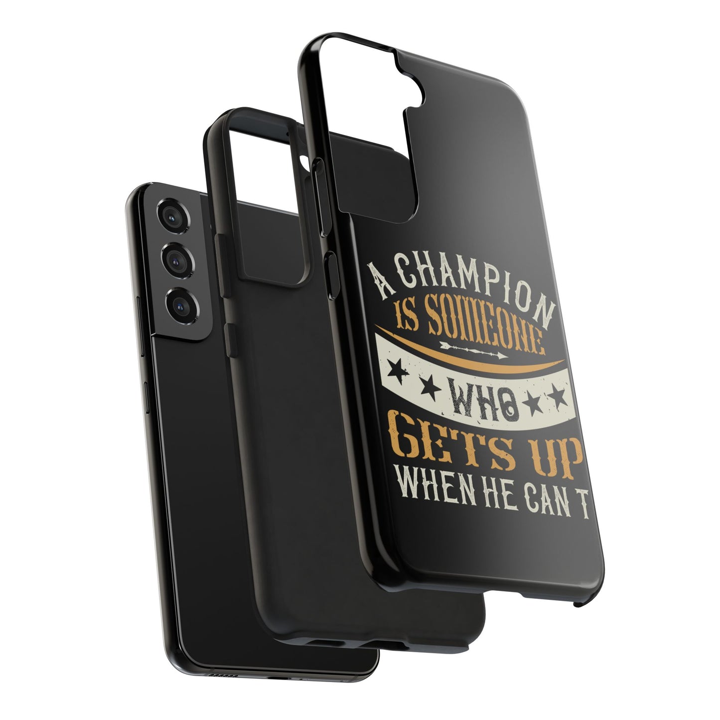 A champion is someone who gets up when he can't (Boxing)  / Tough Phone Cases