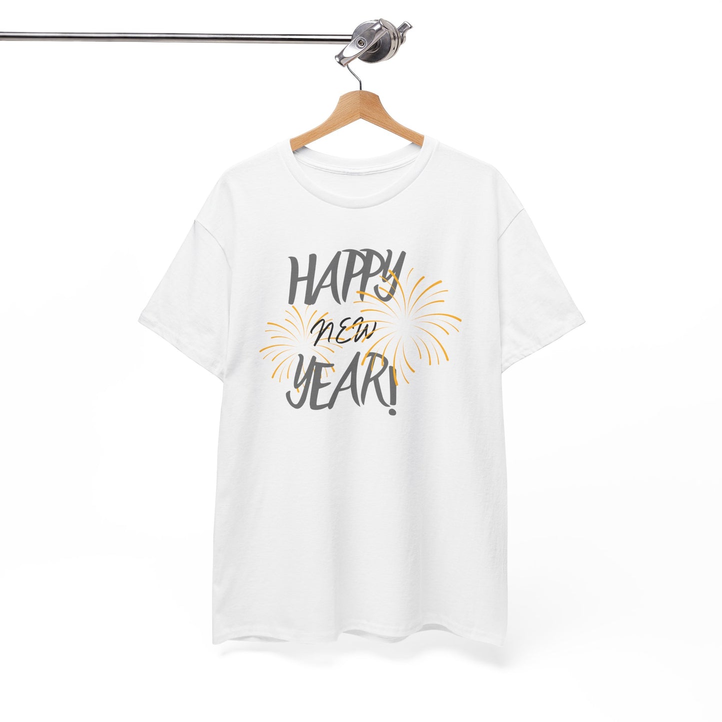 Happy New Year Unisex Heavy Cotton Tee