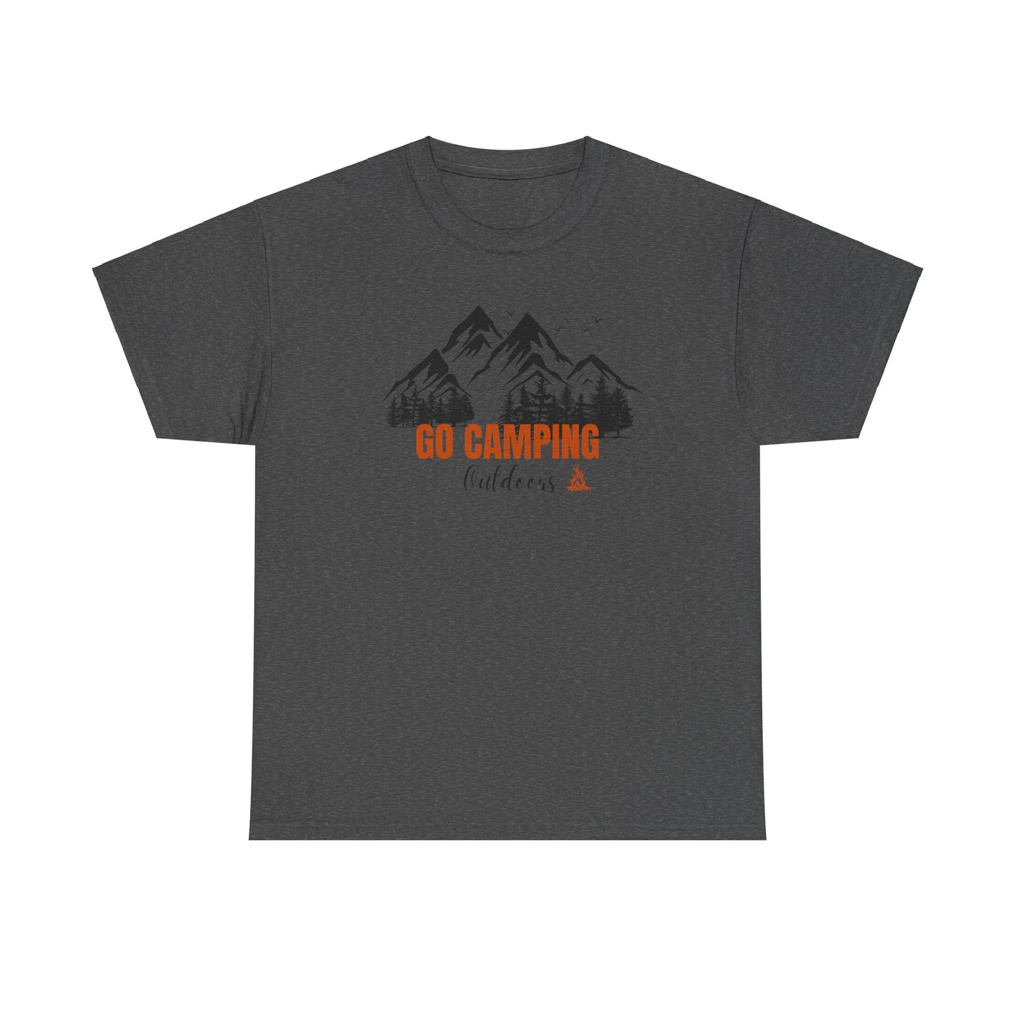 Go Camping Outdoors Unisex Heavy Cotton Tee