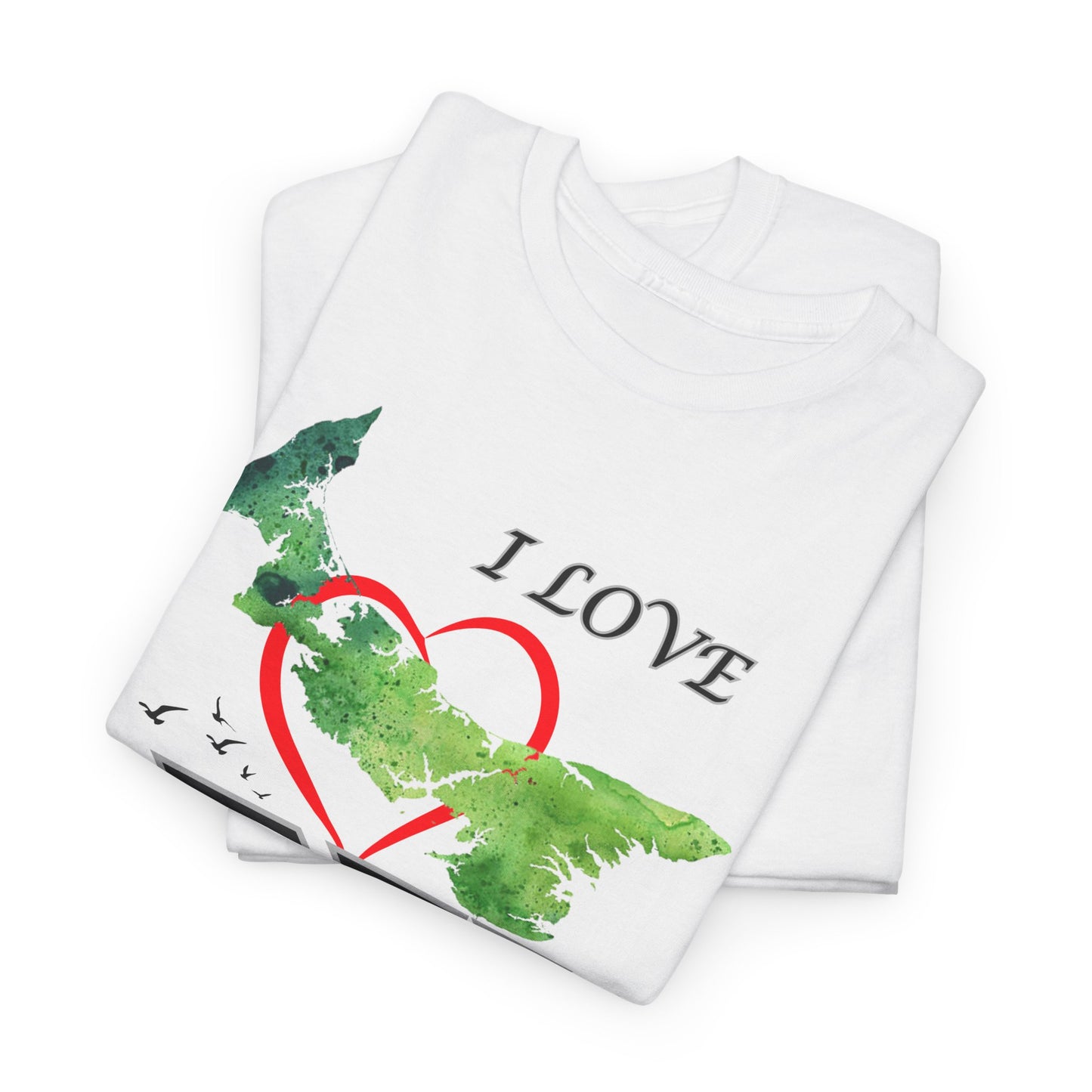I Love PEI / Canada Unisex Heavy Cotton Tee