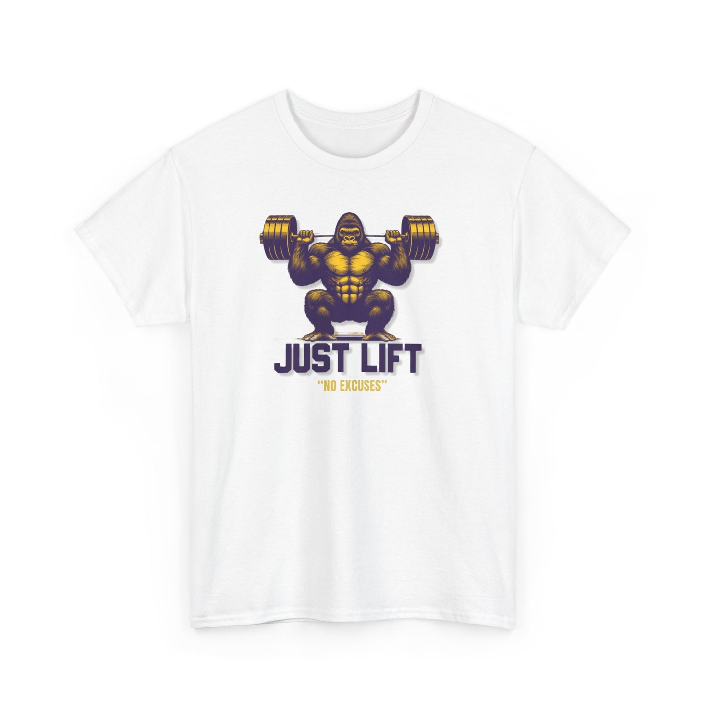 Just Lift / No Excuses Unisex Heavy Cotton Tee