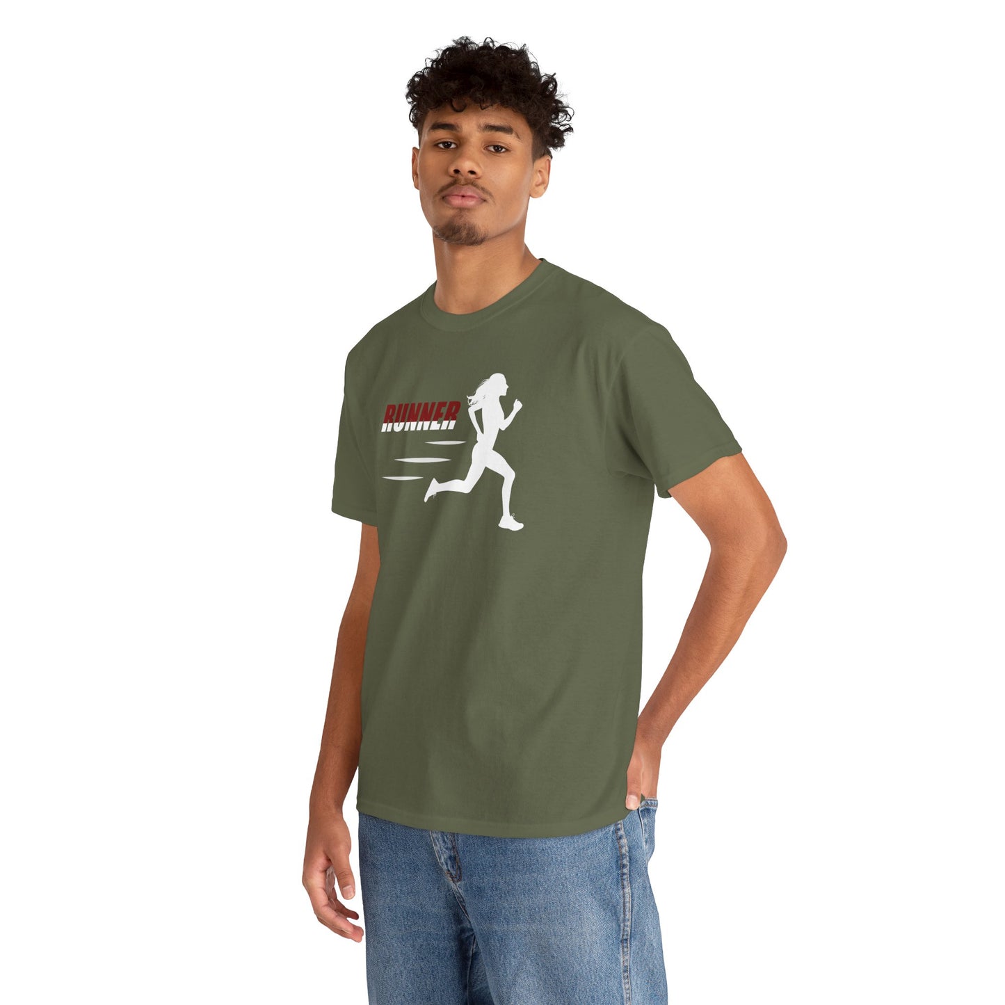 I am a Runner Unisex Heavy Cotton Tee