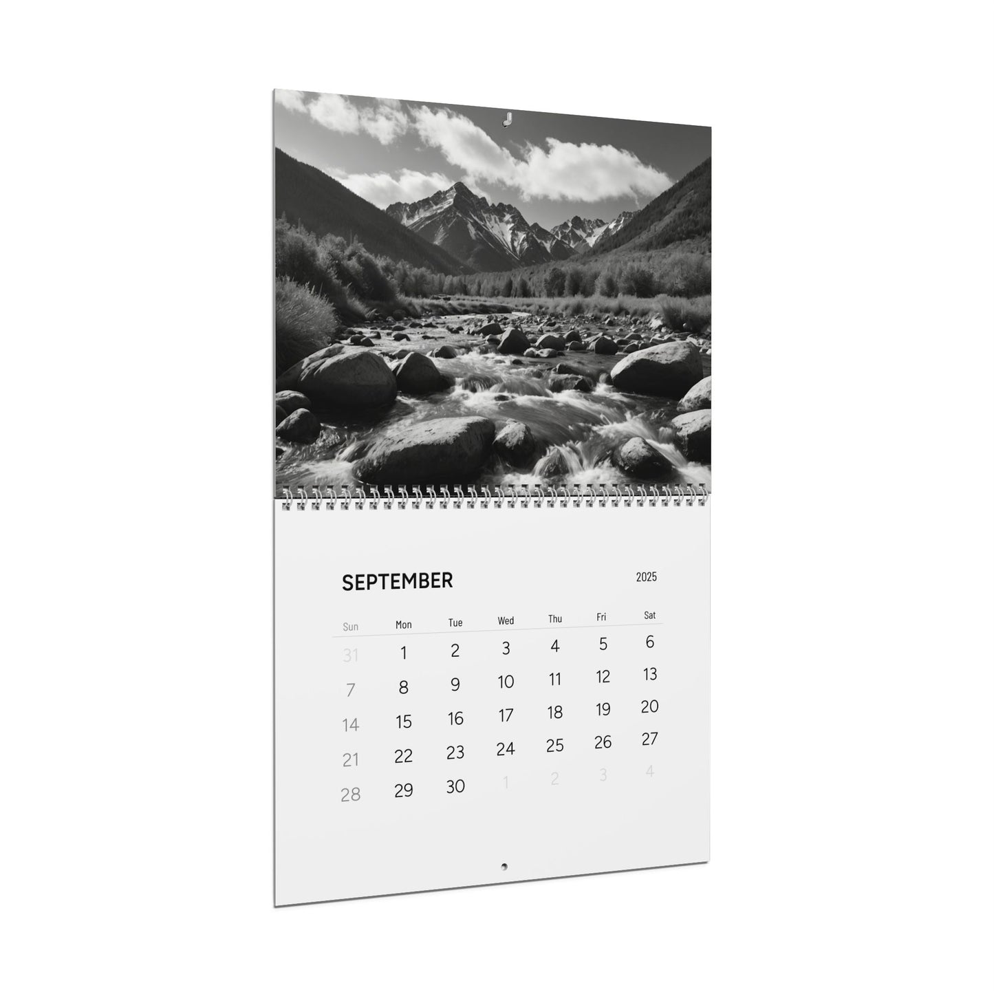 (AI PAINTINGS) Mountains Calendar 2025 / Wall Calendars (2025)