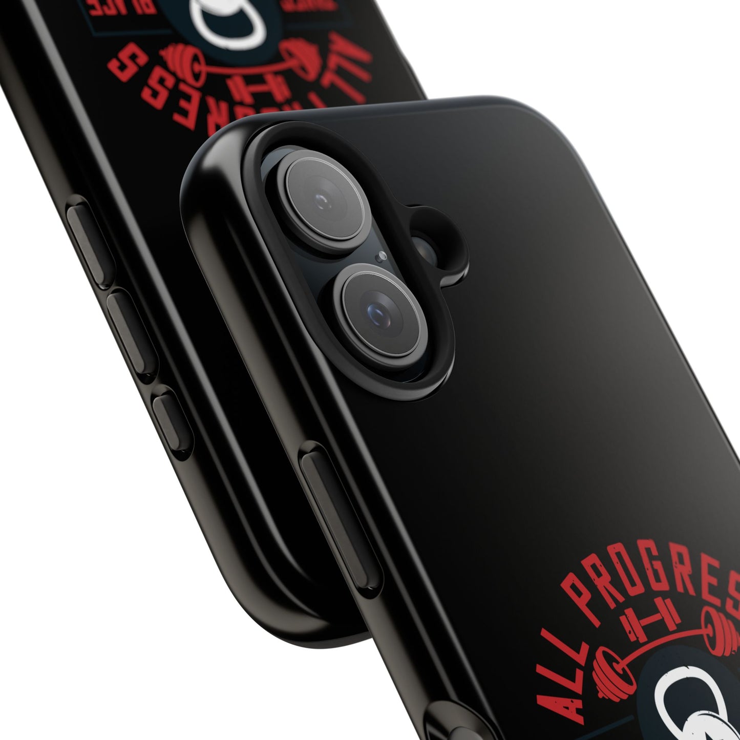 All progress takes place outside the comfort zone / Tough Phone Cases