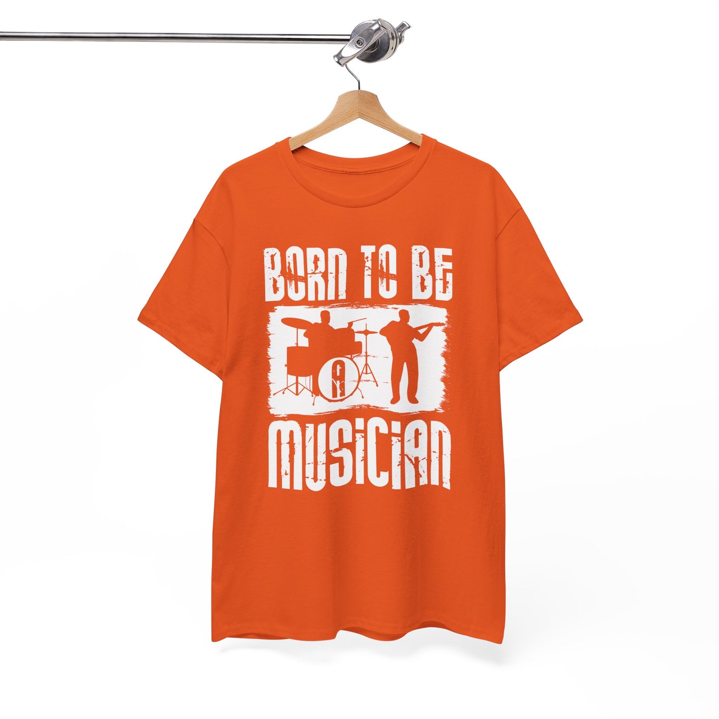 Born to be a Musician Unisex Heavy Cotton Tee