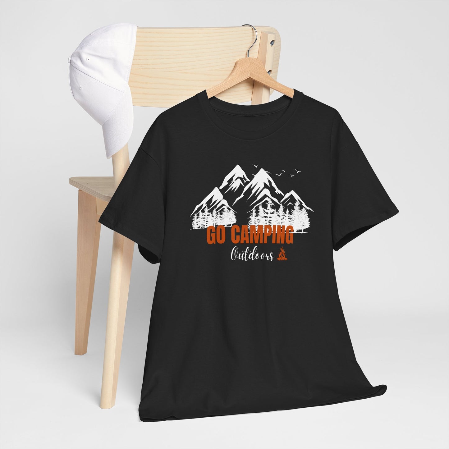 Go Camping Outdoors Unisex Heavy Cotton Tee