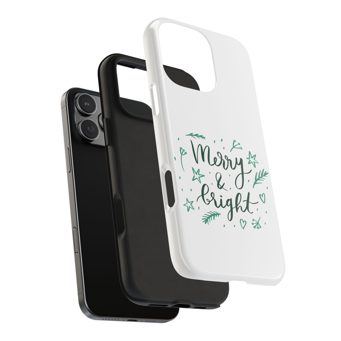 Merry and Bright (Christmas) / Tough Phone Cases