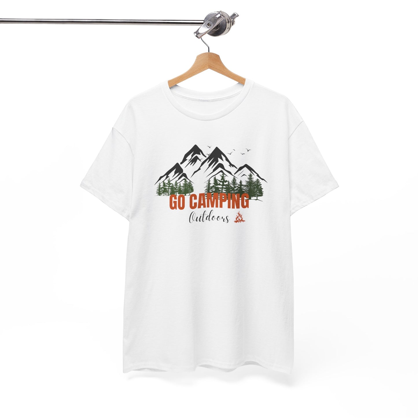 Go Camping Outdoors Unisex Heavy Cotton Tee