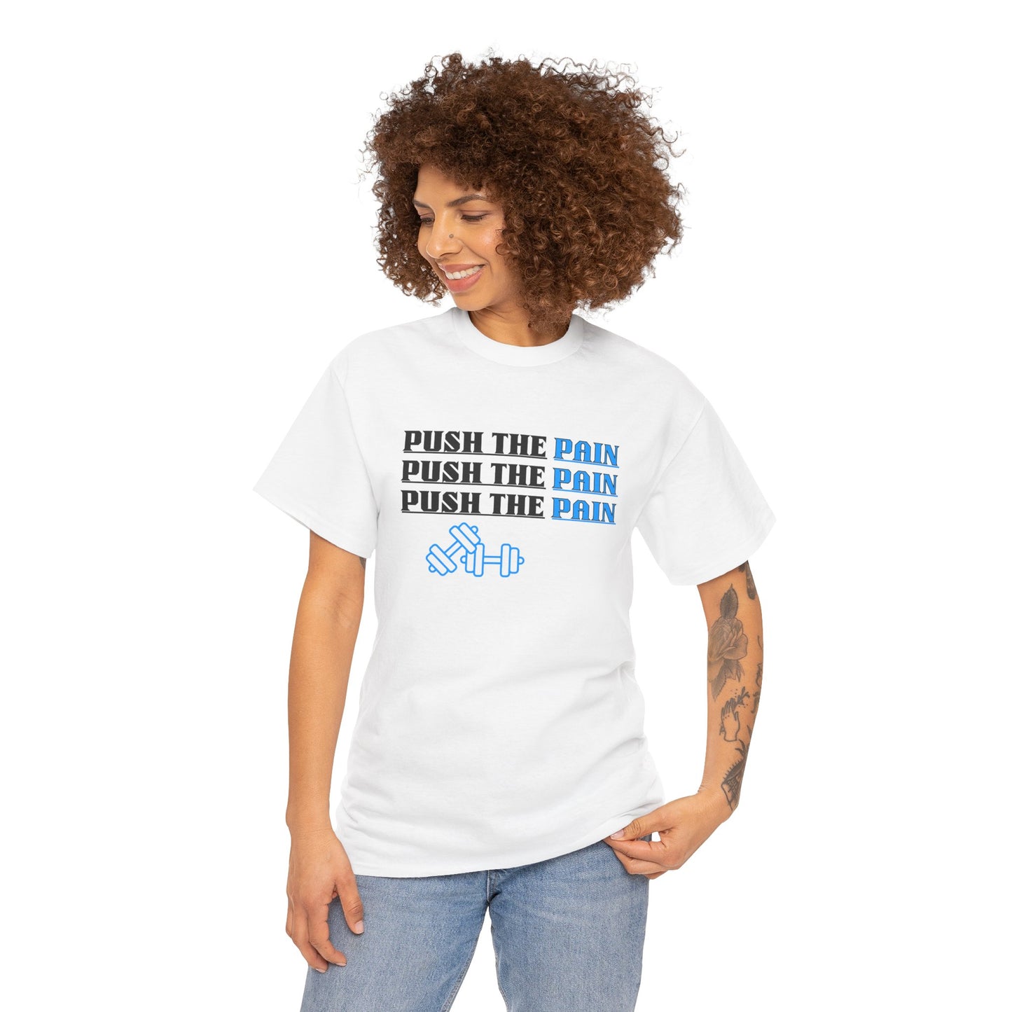 Push the Pain Unisex Heavy Cotton Tee