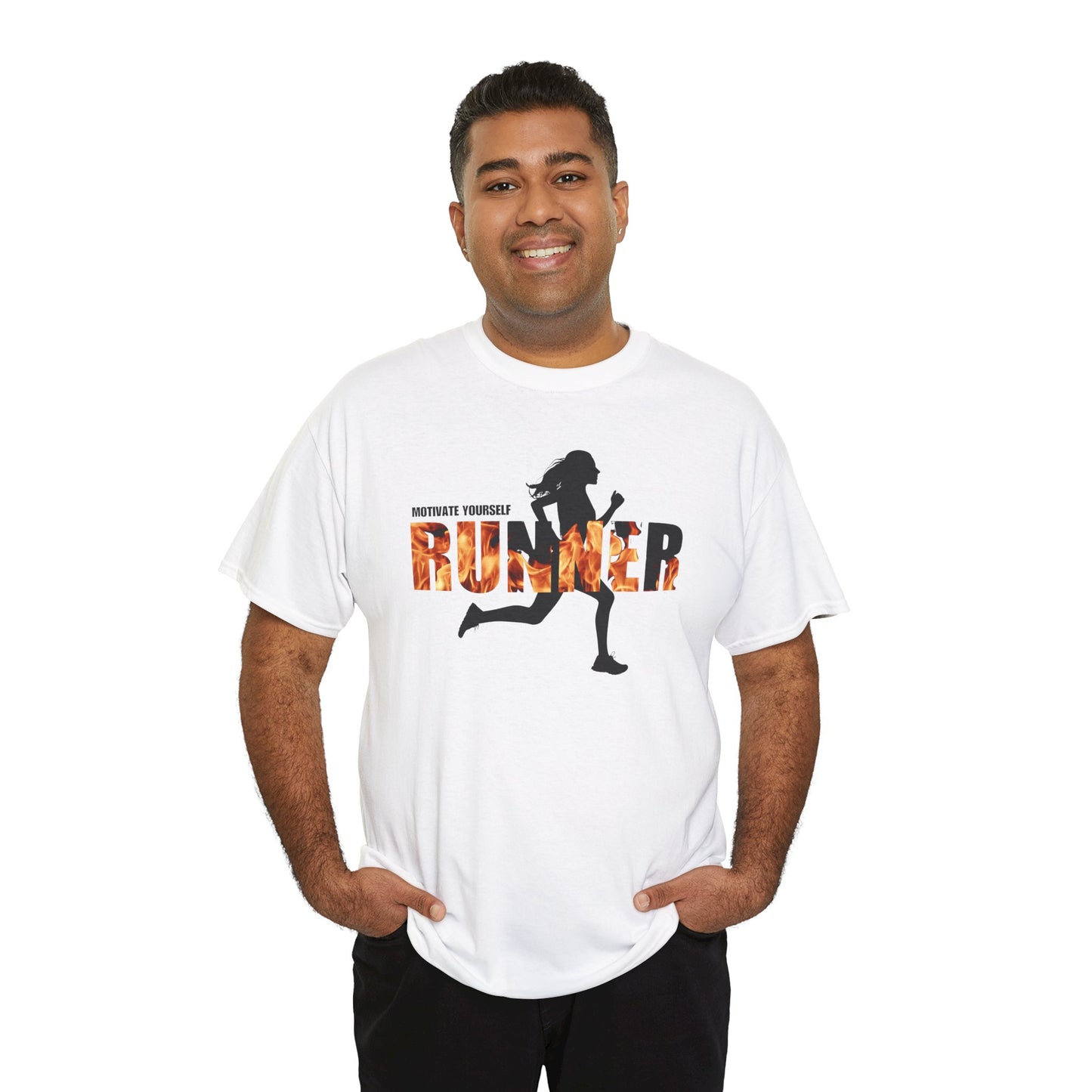 I am a Runner Unisex Heavy Cotton Tee