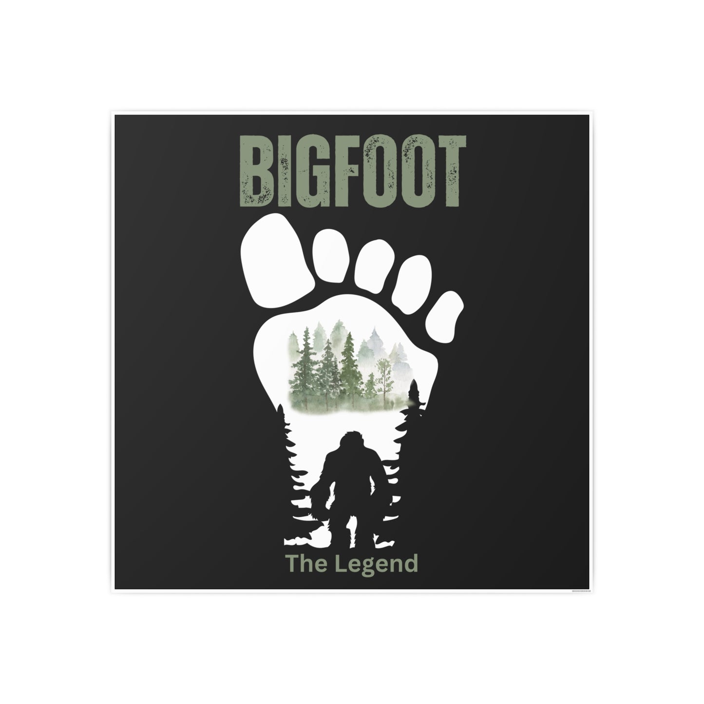 BIGFOOT The Legend / Photo Art Paper Posters