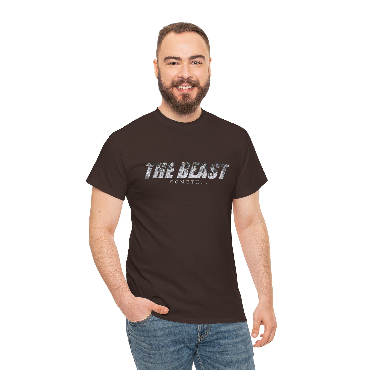 The beast cometh Unisex Heavy Cotton Tee