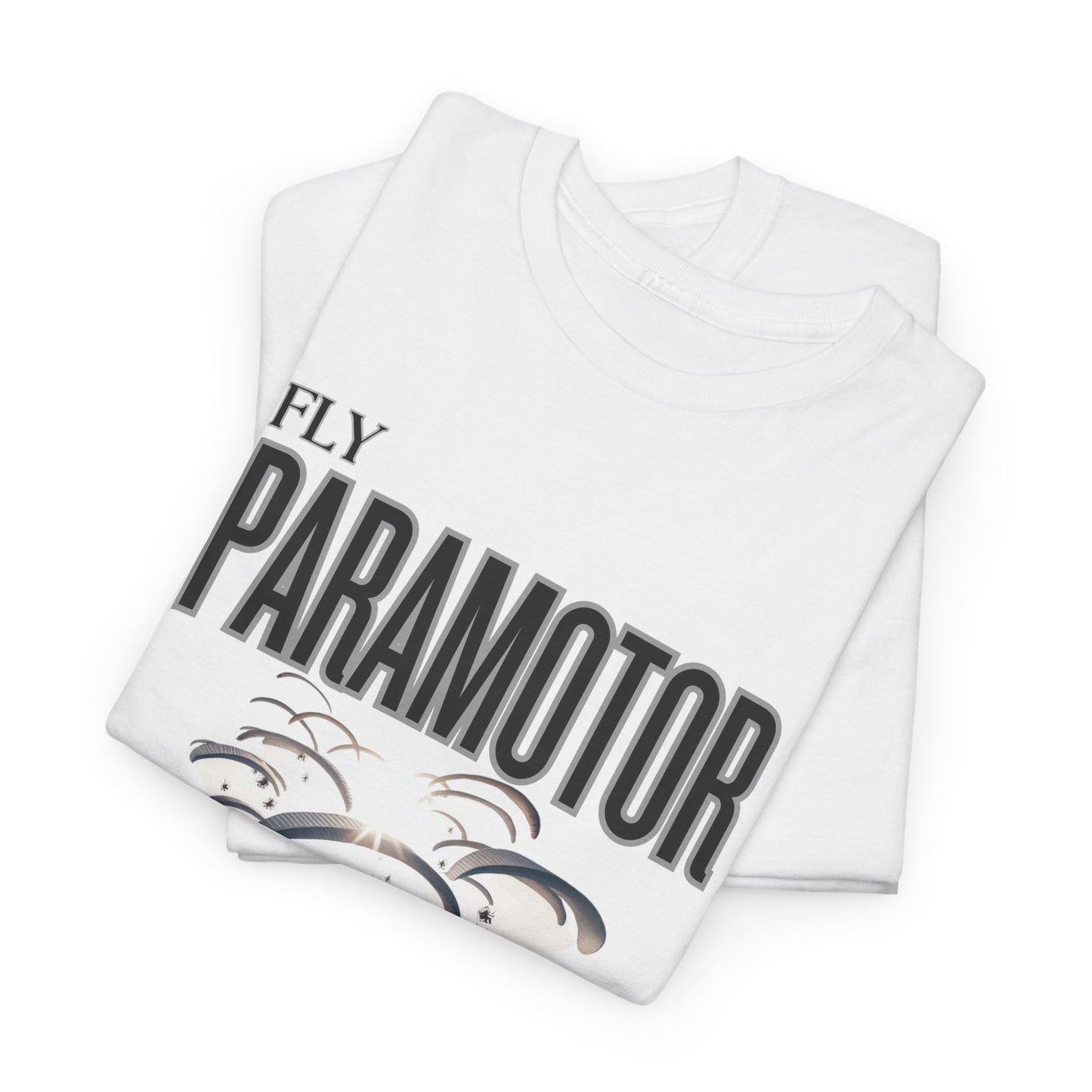 Fly Paramotor Unisex Heavy Cotton Tee