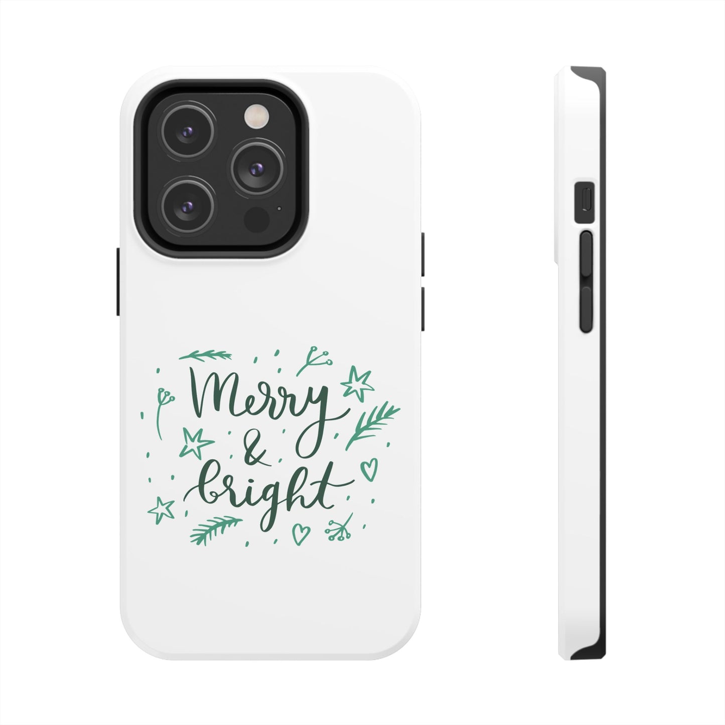 Merry and Bright (Christmas) / Tough Phone Cases