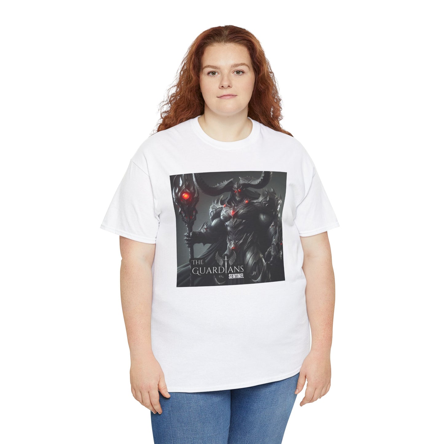 The Guardians Sentinel / Elite Unisex Heavy Cotton Tee (Made with AI)