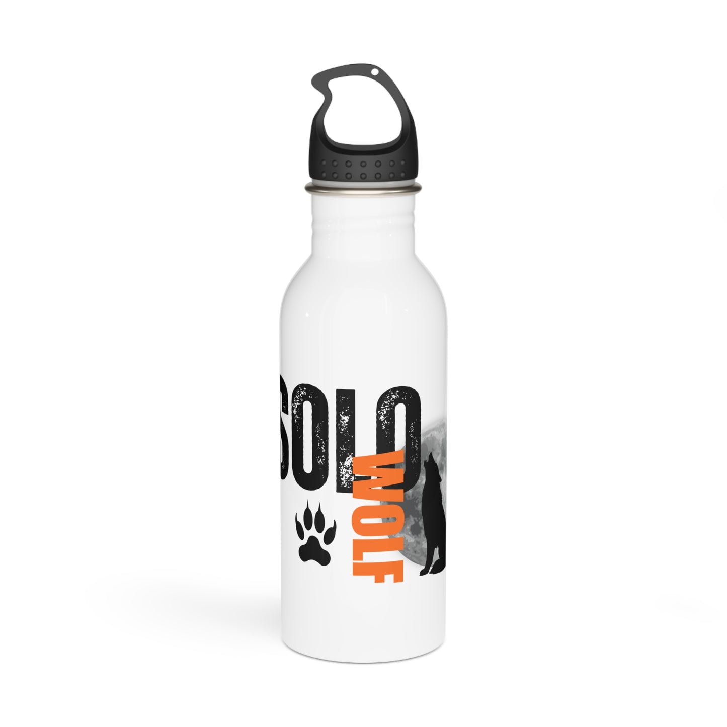 Solo Wolf / Stainless Steel Water Bottle