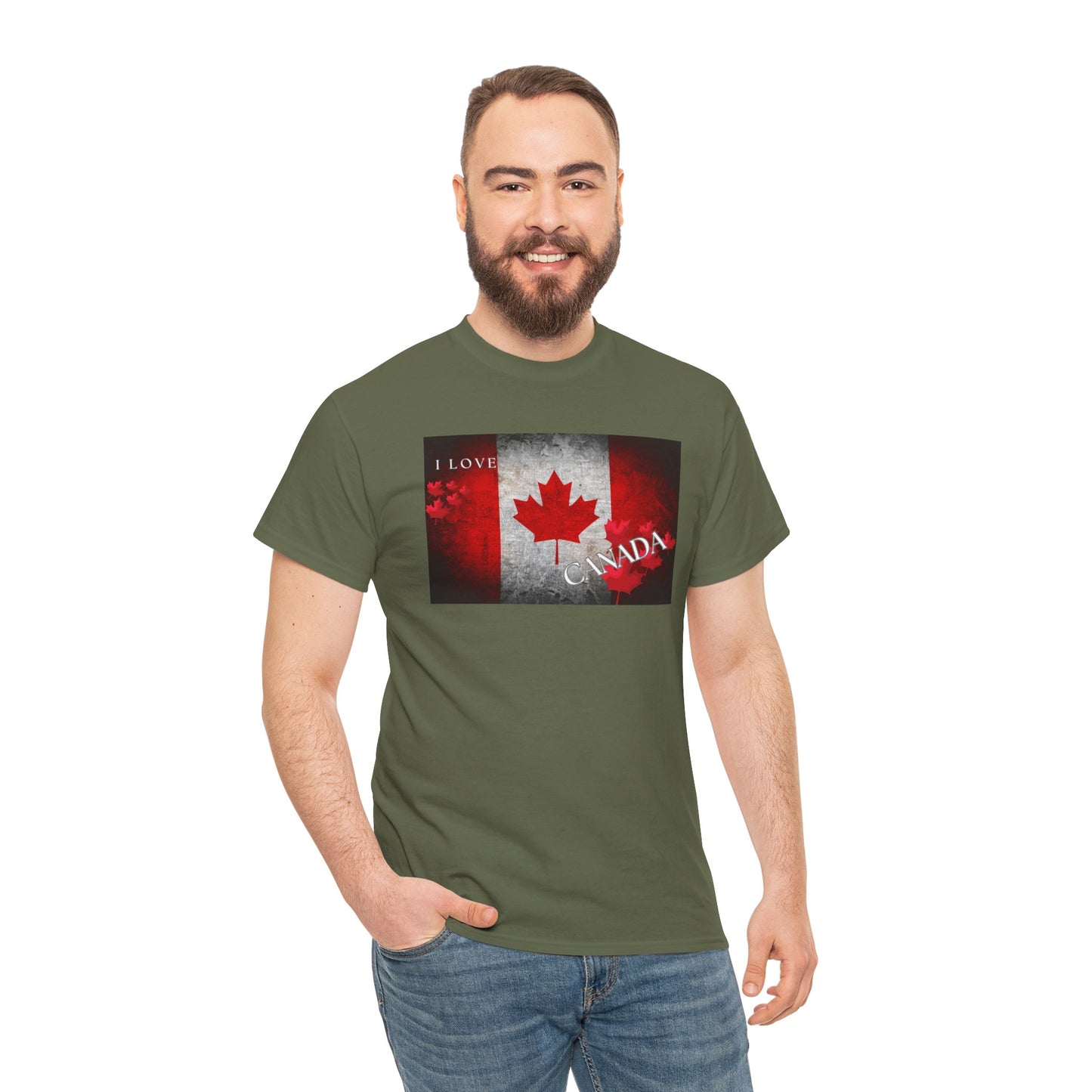 I Love Canada Unisex Heavy Cotton Tee